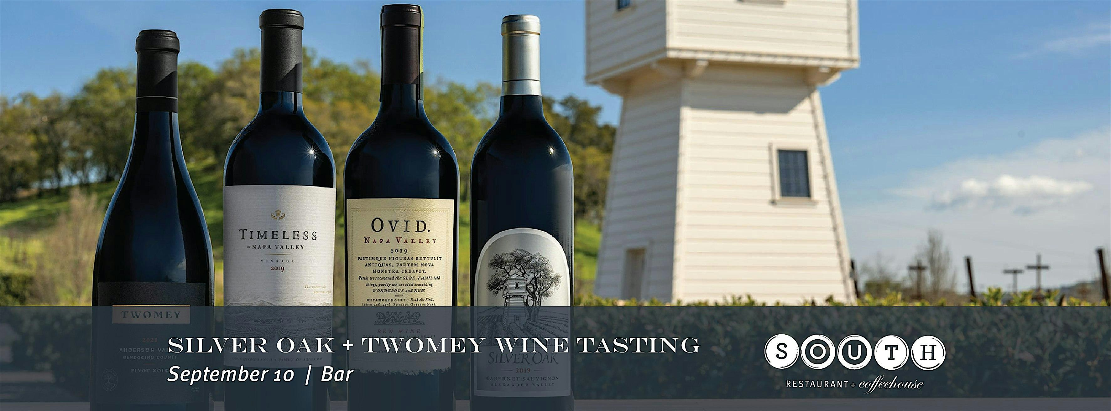 Silver Oak + Twomey Wine Tasting in South Restaurant’s Bar at South Restaurant + Coffeehouse – Anchorage, AK