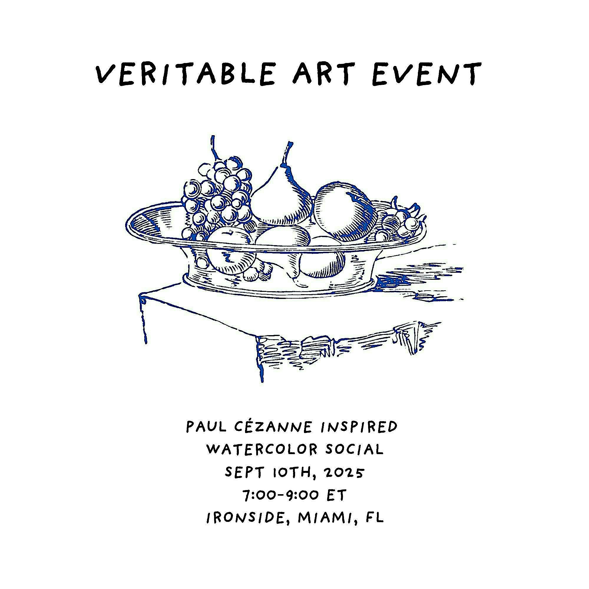 Paul Cézanne Inspired Watercolor Social at Miami Ironside – Miami, FL
