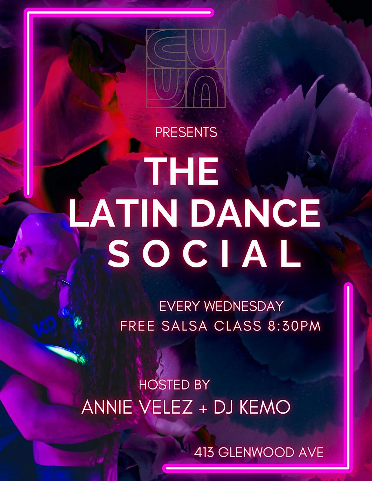 Latin Dance Social EVERY WEDNESDAY! at Cuya Cocktail Bar – Raleigh, NC