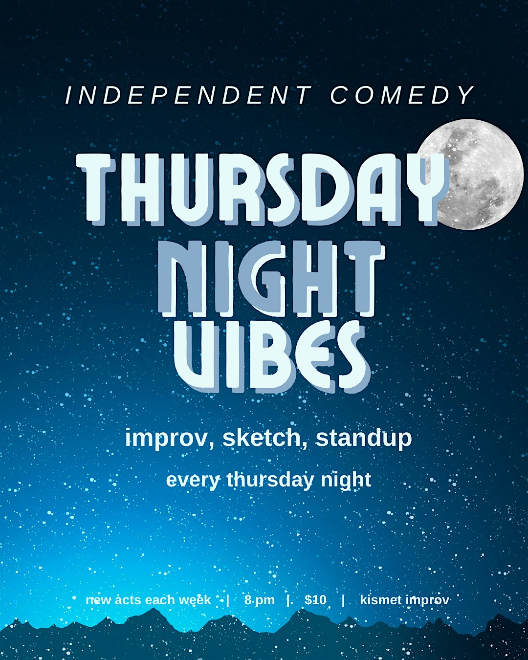 Kismet Improv’s Thursday Night Vibes at Kismet Improv – Pawtucket, RI