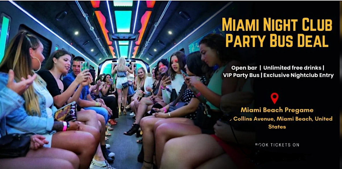 Express Entry to best Miami Nightclubs along with limousine ride at Miami Nightclubs – Miami Beach, FL
