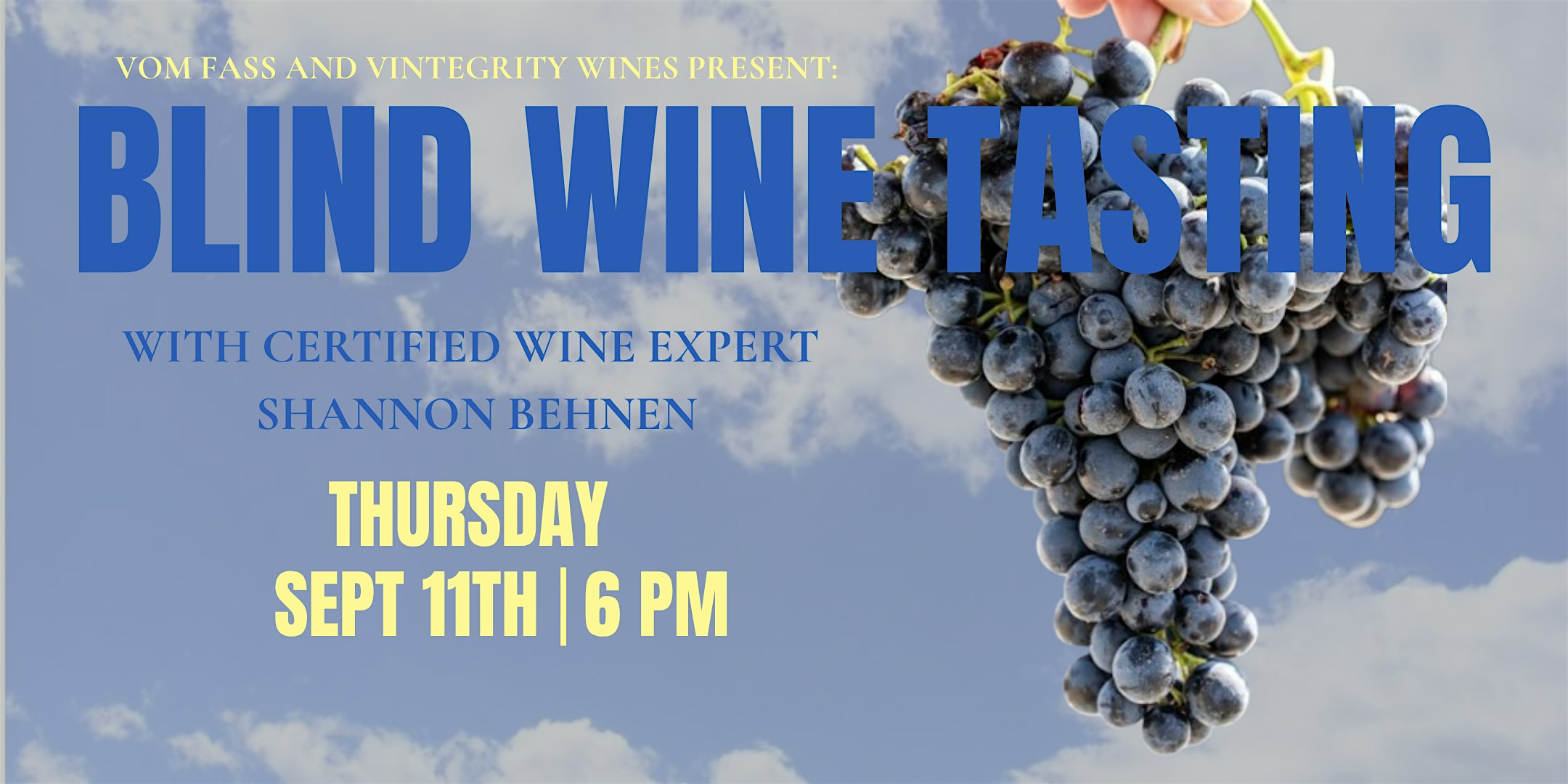 Blind Wine Tasting with Vintegrity Wines! at Vom Fass St. Louis – MAPLEWOOD, MO