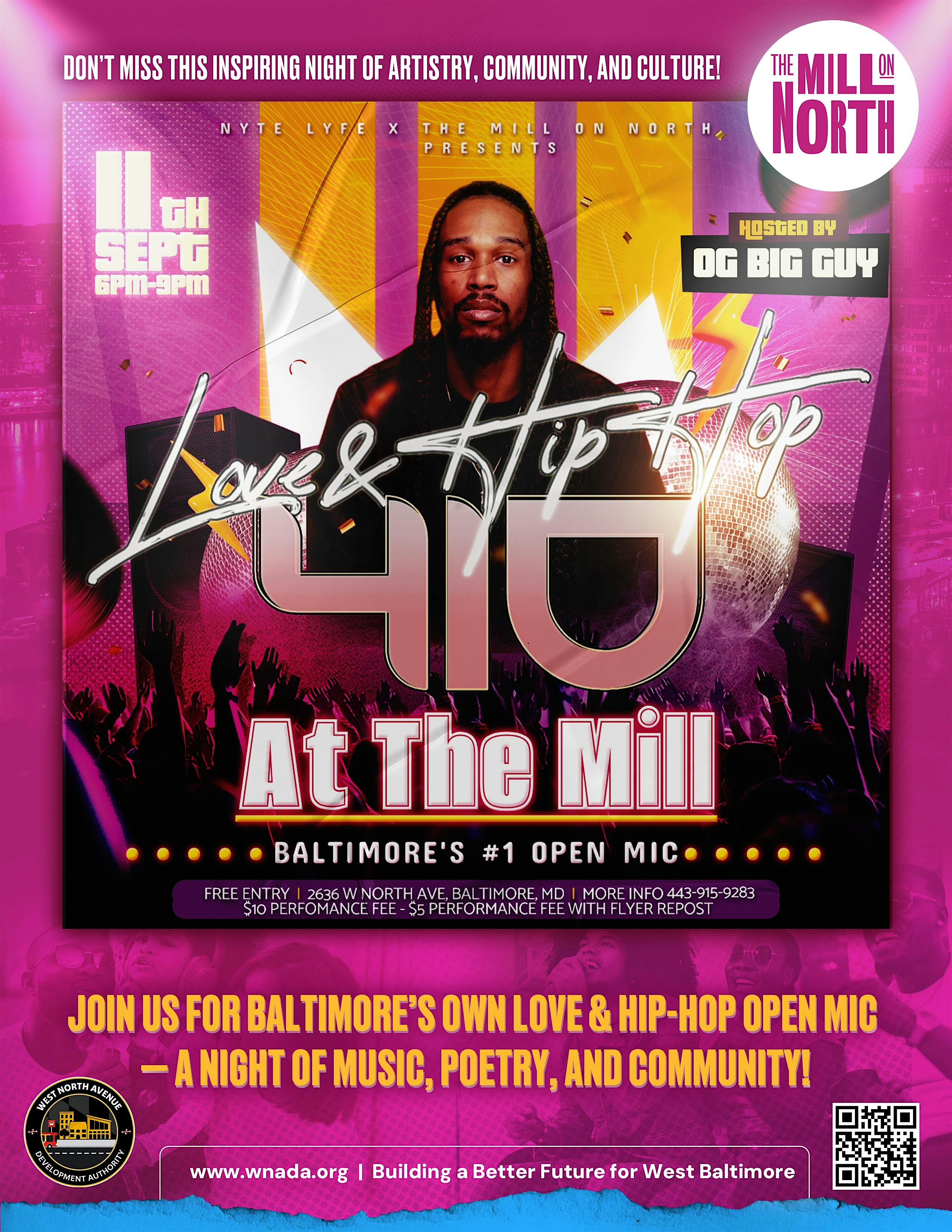 L&HH Open Mic at The Mill on North – Baltimore, MD
