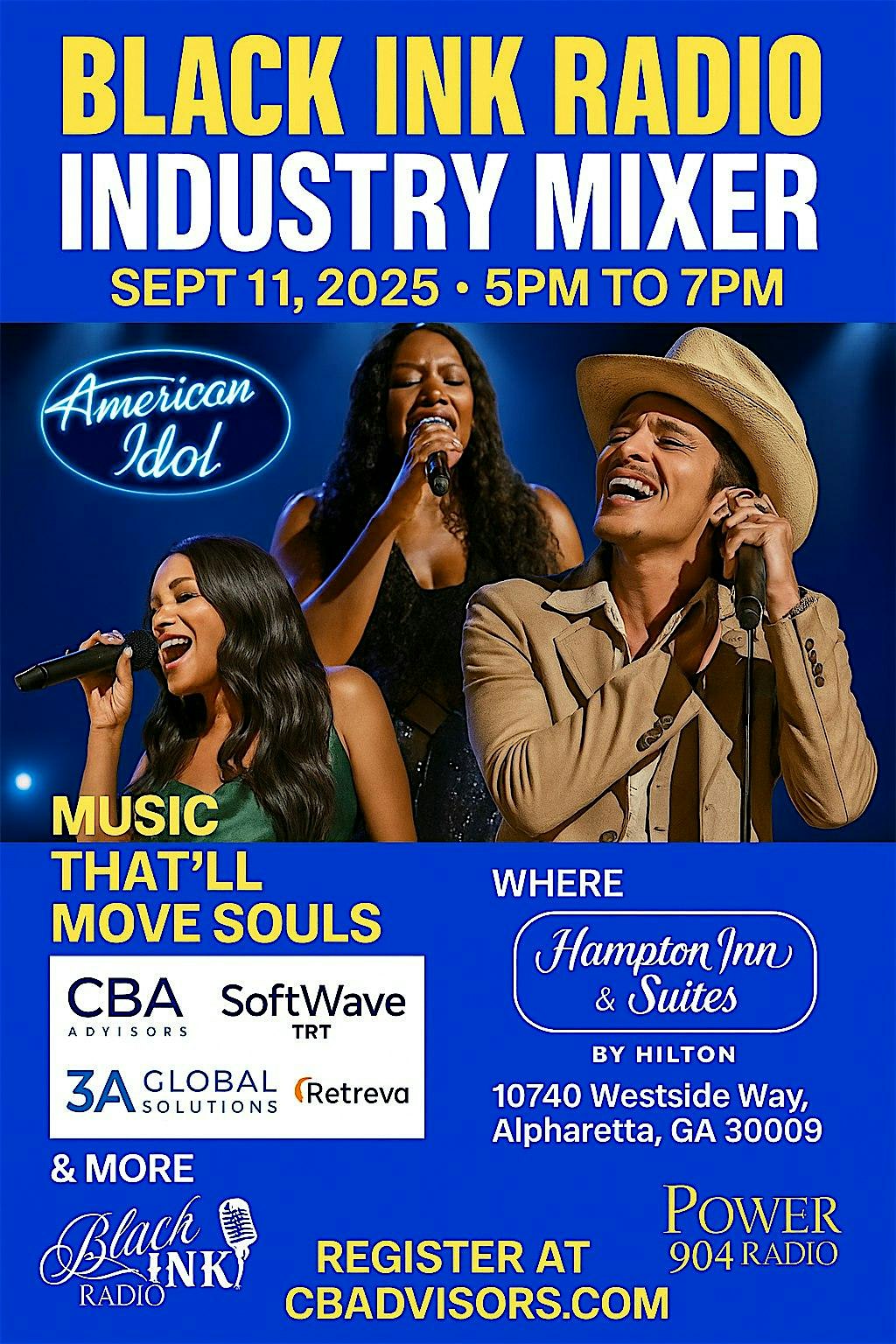 Black Ink Radio Industry Mixer at Hampton Inn & Suites Alpharetta Roswell – Alpharetta, GA