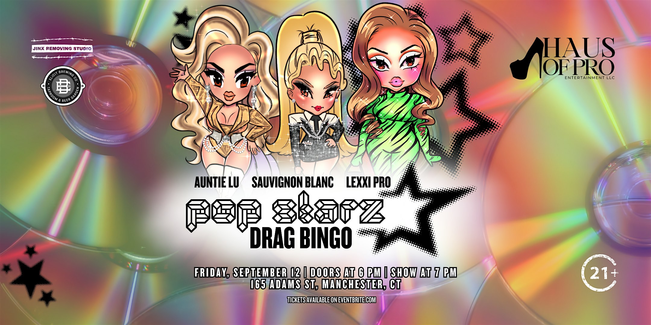 Pop Starz: Drag Bingo at Elicit Brewing Co – Manchester – Manchester, CT