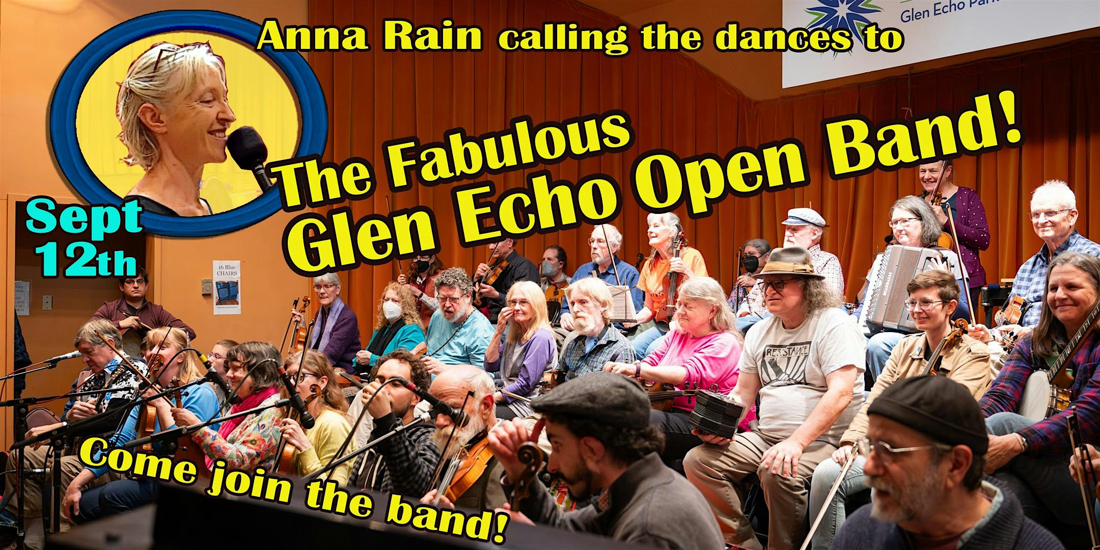 Contra Dance with Anna Rain calling to The Fabulous Glen Echo Open Band! at Glen Echo Park – Glen Echo, MD