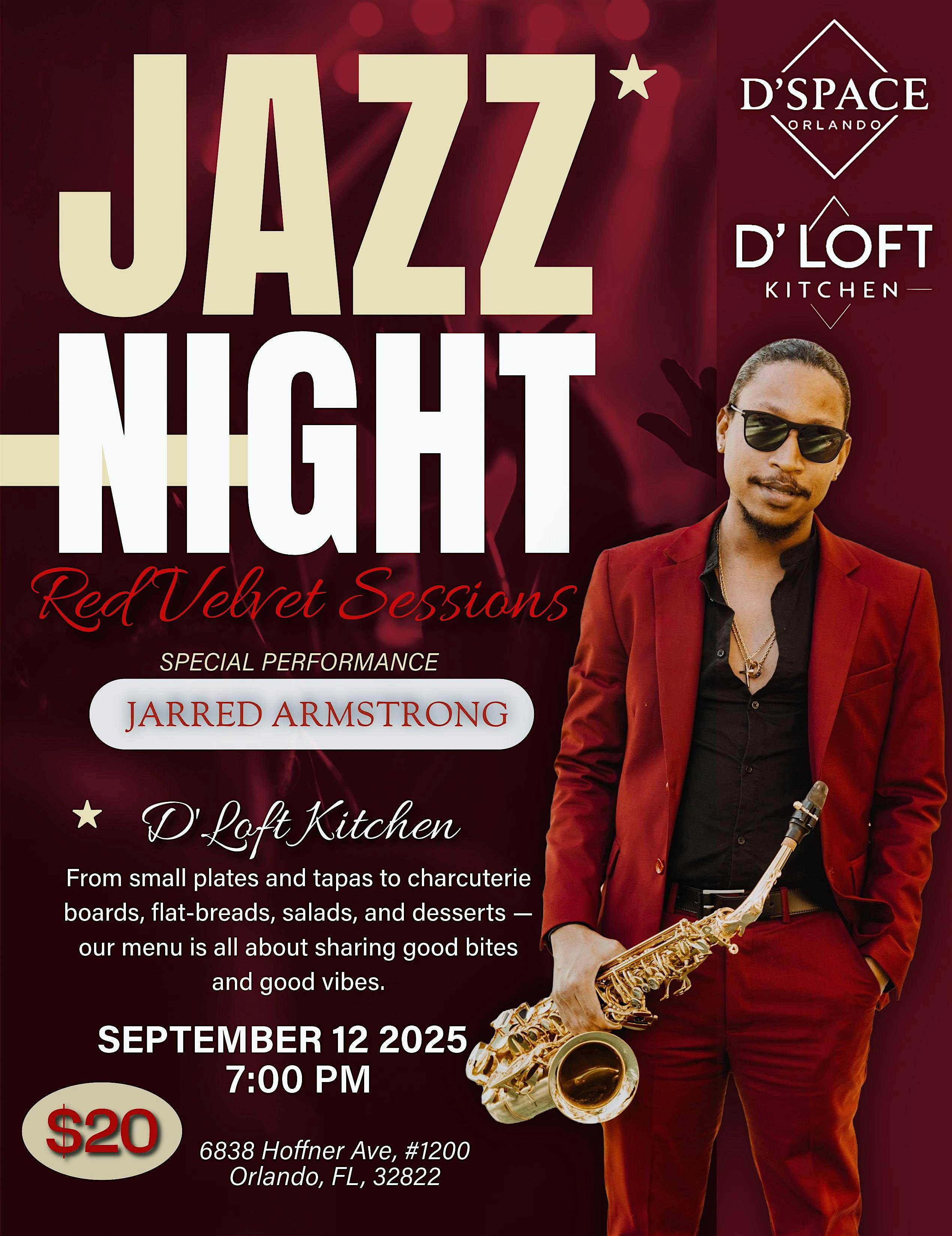 Jazz Night @ D’Space Orlando at D’Space Orlando – Orlando, FL