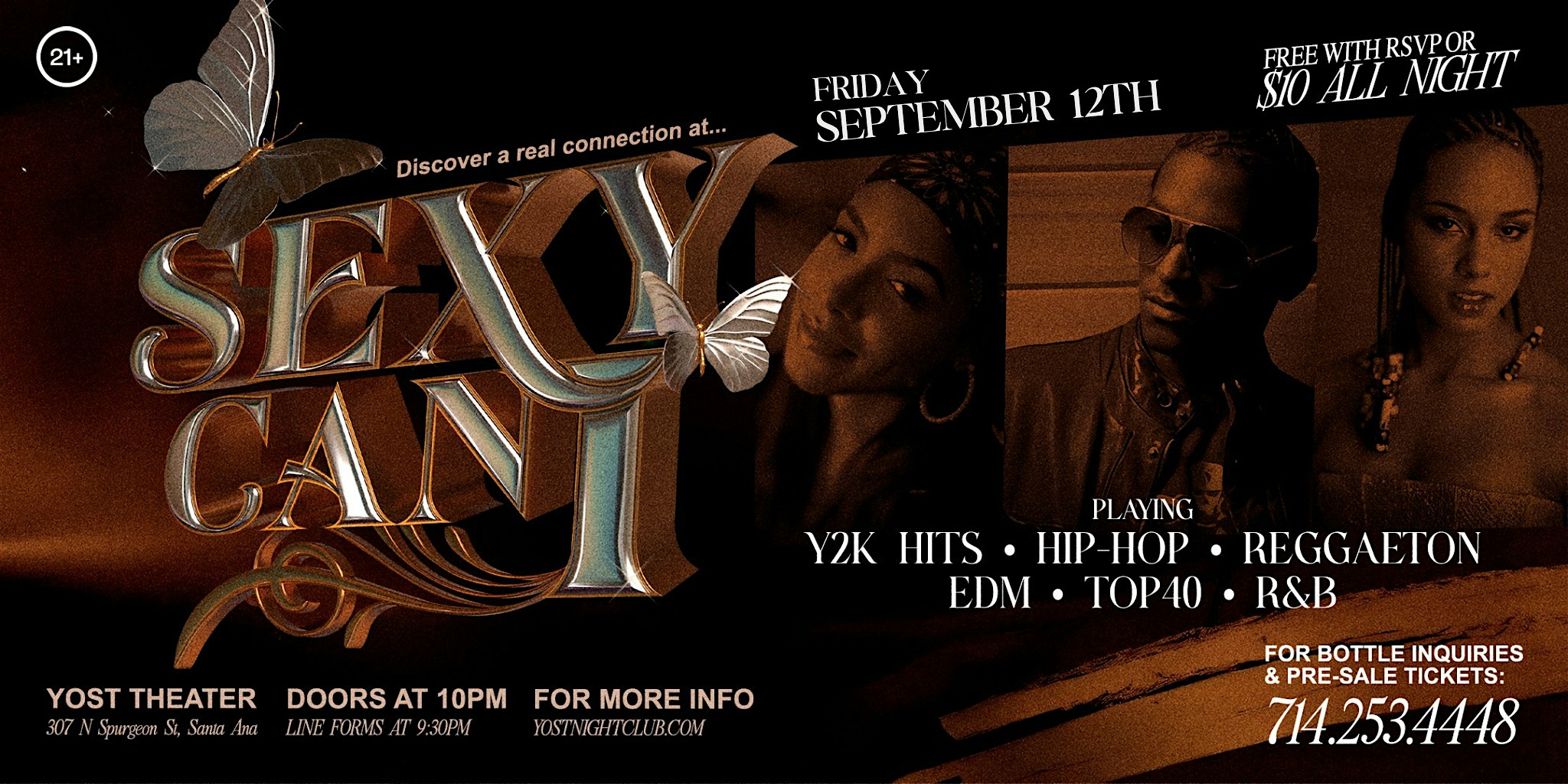 Sexy Can I (21+) Y2K HITS • HIP-HOP • REGGAETON EDM • TOP40 • R&B at Yost Theater – Santa Ana, CA