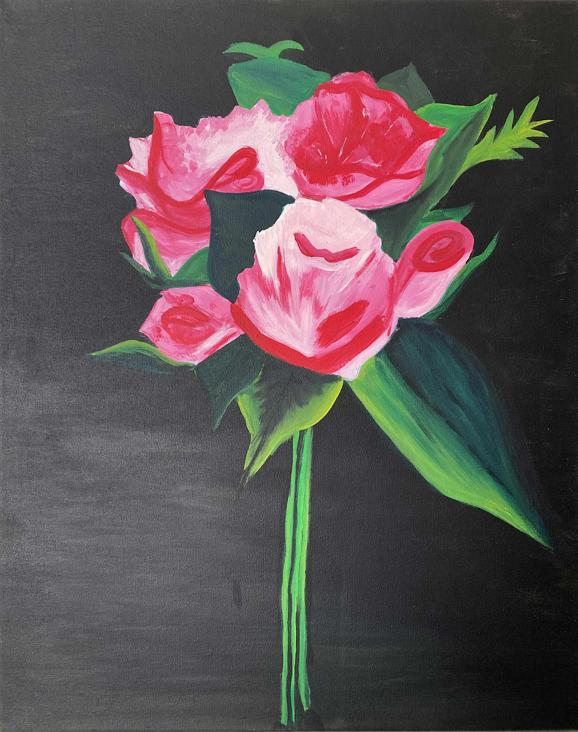 Roses paint and sip painting event @ Mimi’s Cafe Folsom at Mimi’s Cafe – Folsom, CA