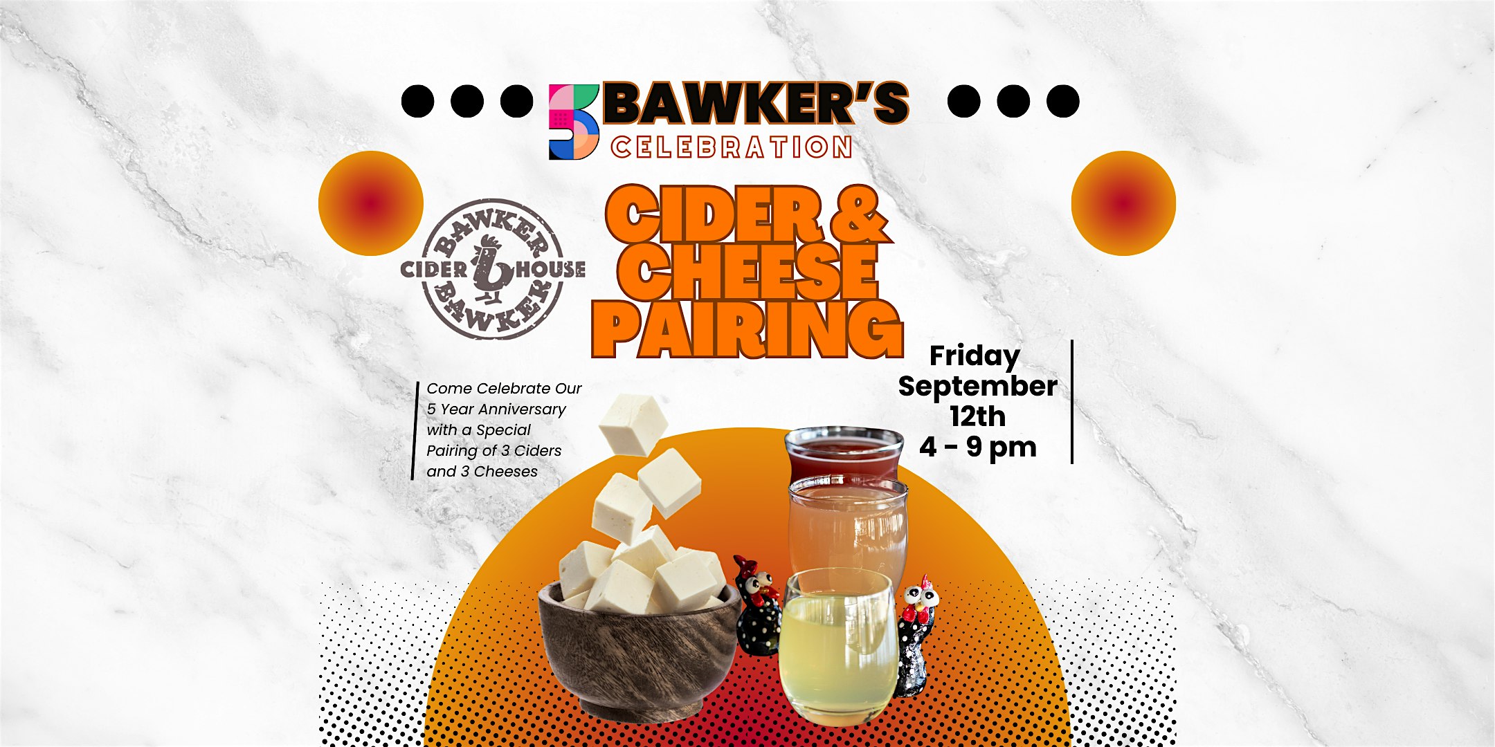 Cider & Cheese Pairing at Bawker Bawker Cider House – Tucson, AZ