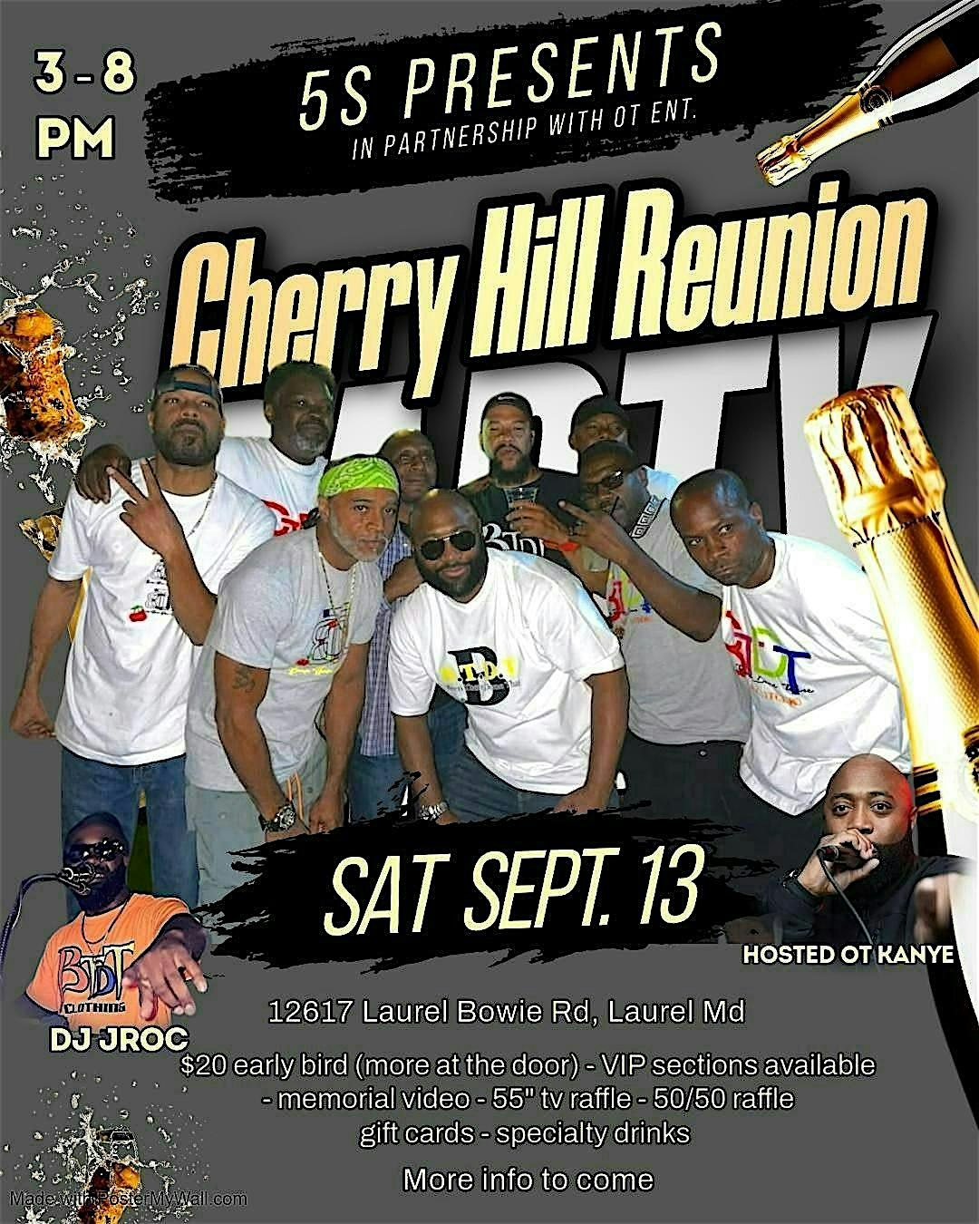 Cherry Hills 1st Annual Reunion at 12617 Laurel – Bowie Rd – Laurel, MD