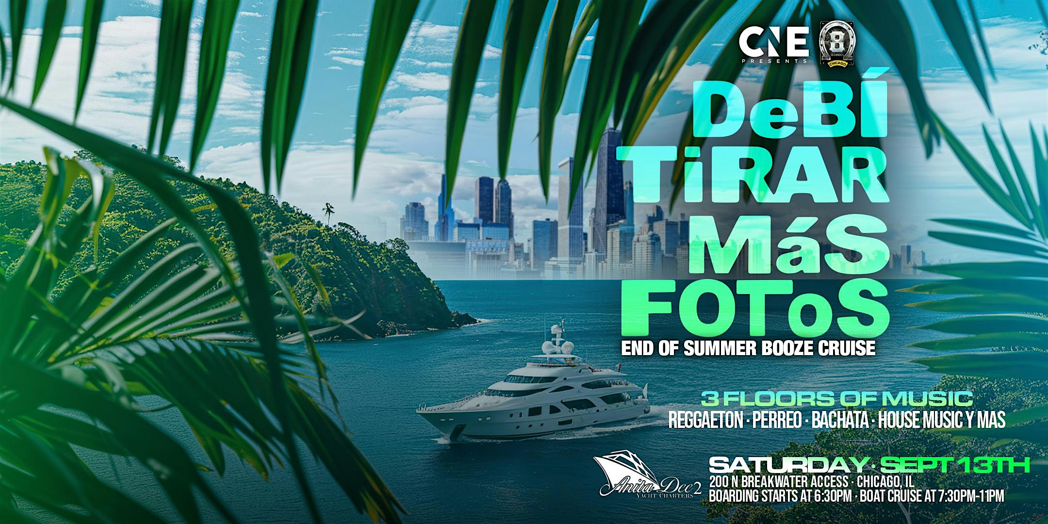 Debi Tirar Mas Fotos End Of Summer Reggaeton Booze Cruise at Anita Dee Yacht Charters – Chicago, IL