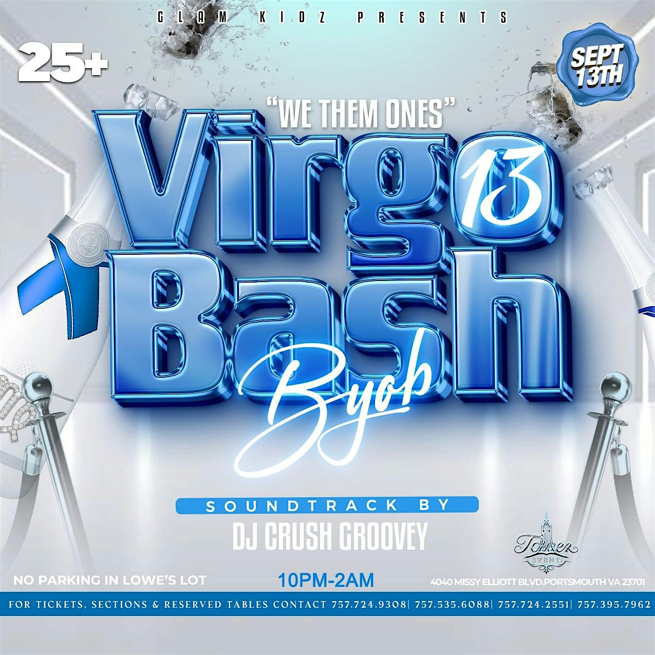 Virgo Bash 13 BYOB at Tower Events – Portsmouth, VA