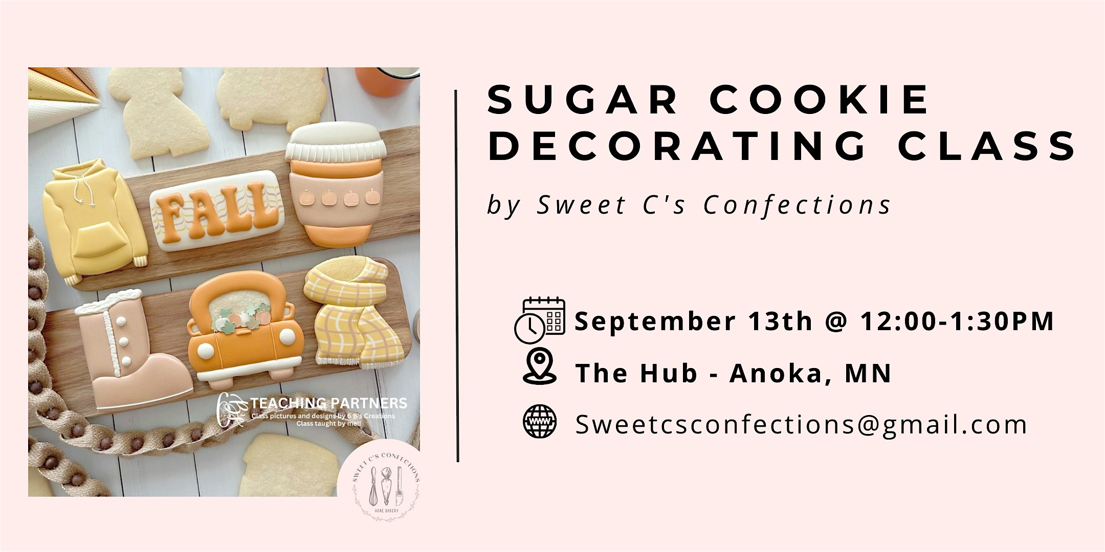 Sweater Weather Sugar Cookie Decorating Class in Anoka, MN! at The Hub LLC – Anoka, MN