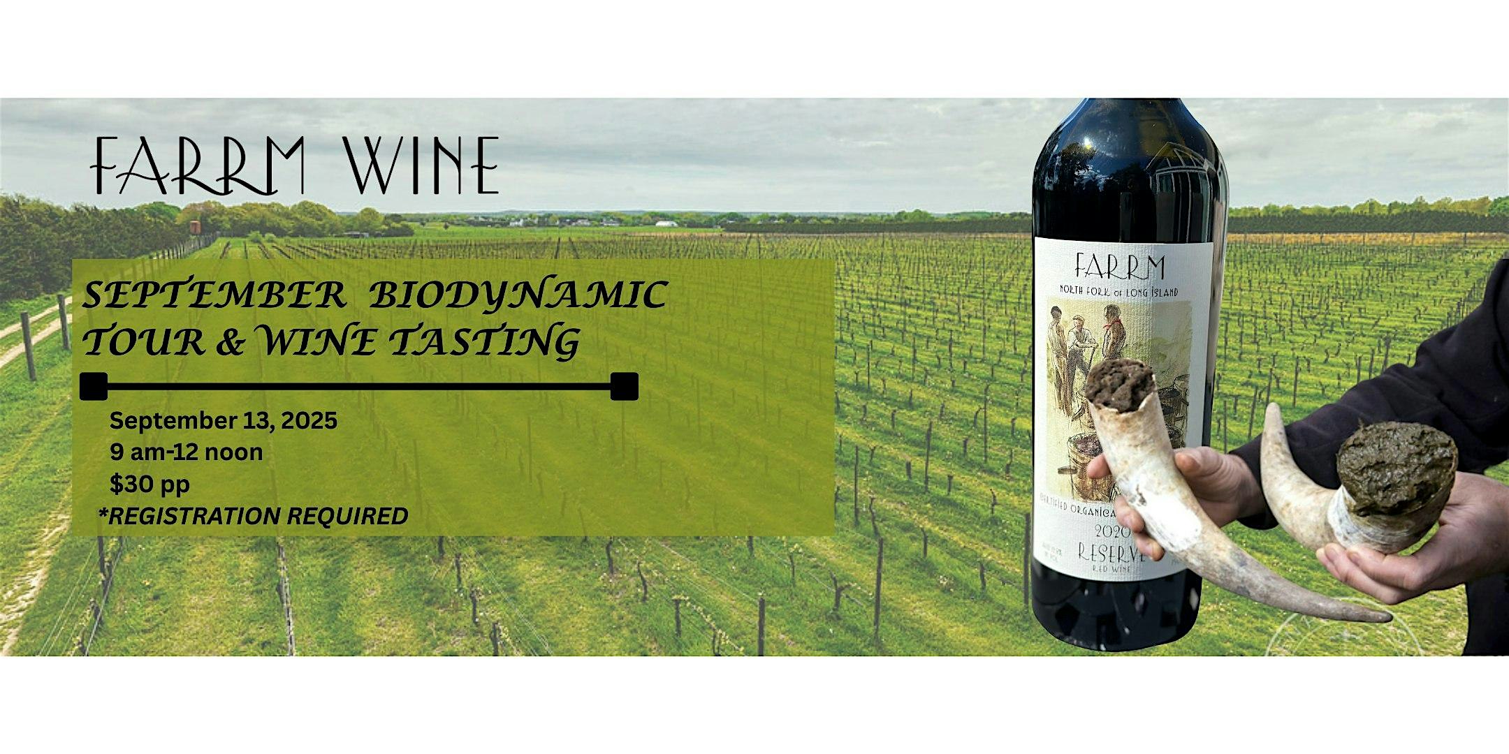 Farrm Wine Biodynamic Tour & Wine Tasting at Farrm Wines – Baiting Hollow, NY