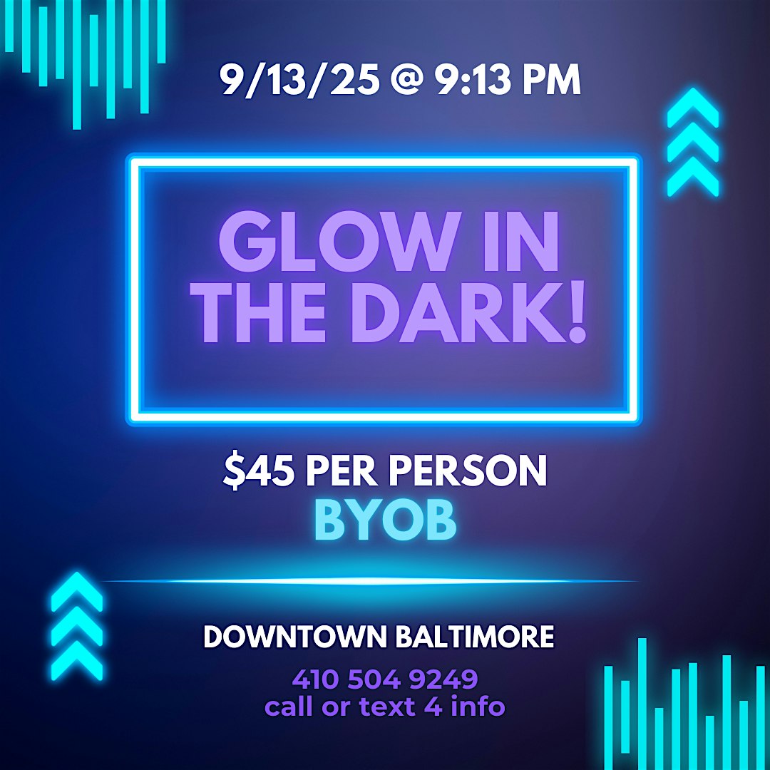 GLOW IN THE DARK: SIP, PUFF N PAINT @ Baltimore’s BEST Art Gallery!! at Such A Vibe Museum – Baltimore, MD