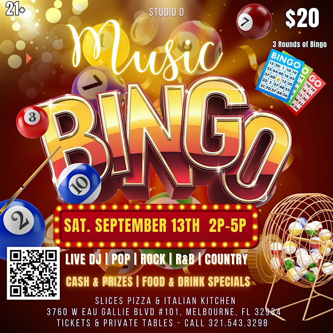 Music Bingo at Slices Pizza & Italian Kitchen – Melbourne, FL