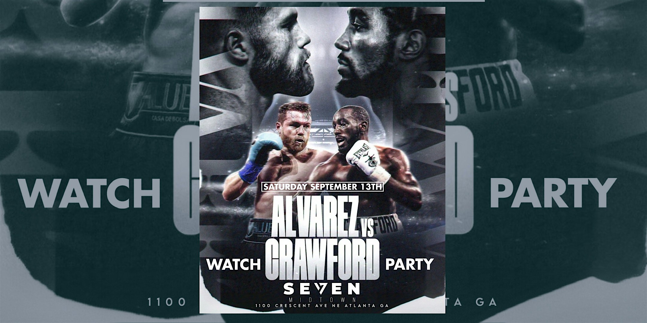 ALVAREZ VS CRAWFORD FIGHT NIGHT WATCH PARTY at 1100 Crescent Ave NE – Atlanta, GA