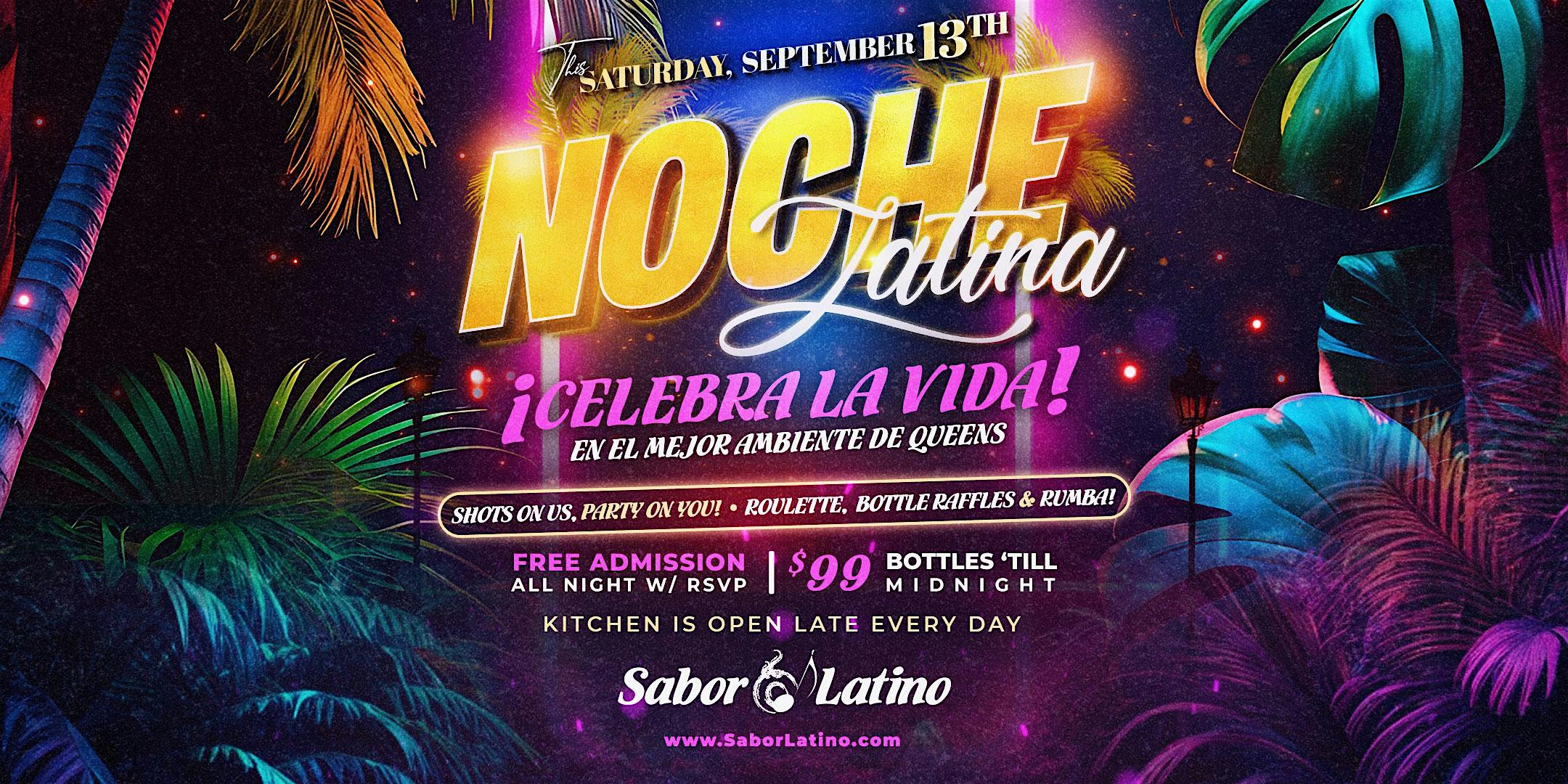 NOCHE LATINA | NEW YORK at Sabor Latino – Queens, NY