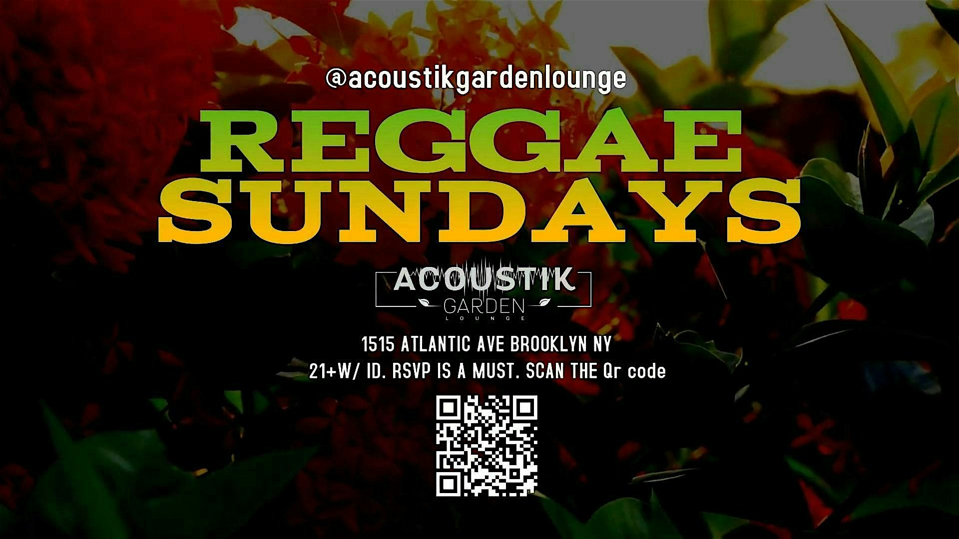 Reggae Sundays at Acoustik Garden Lounge – Brooklyn, NY