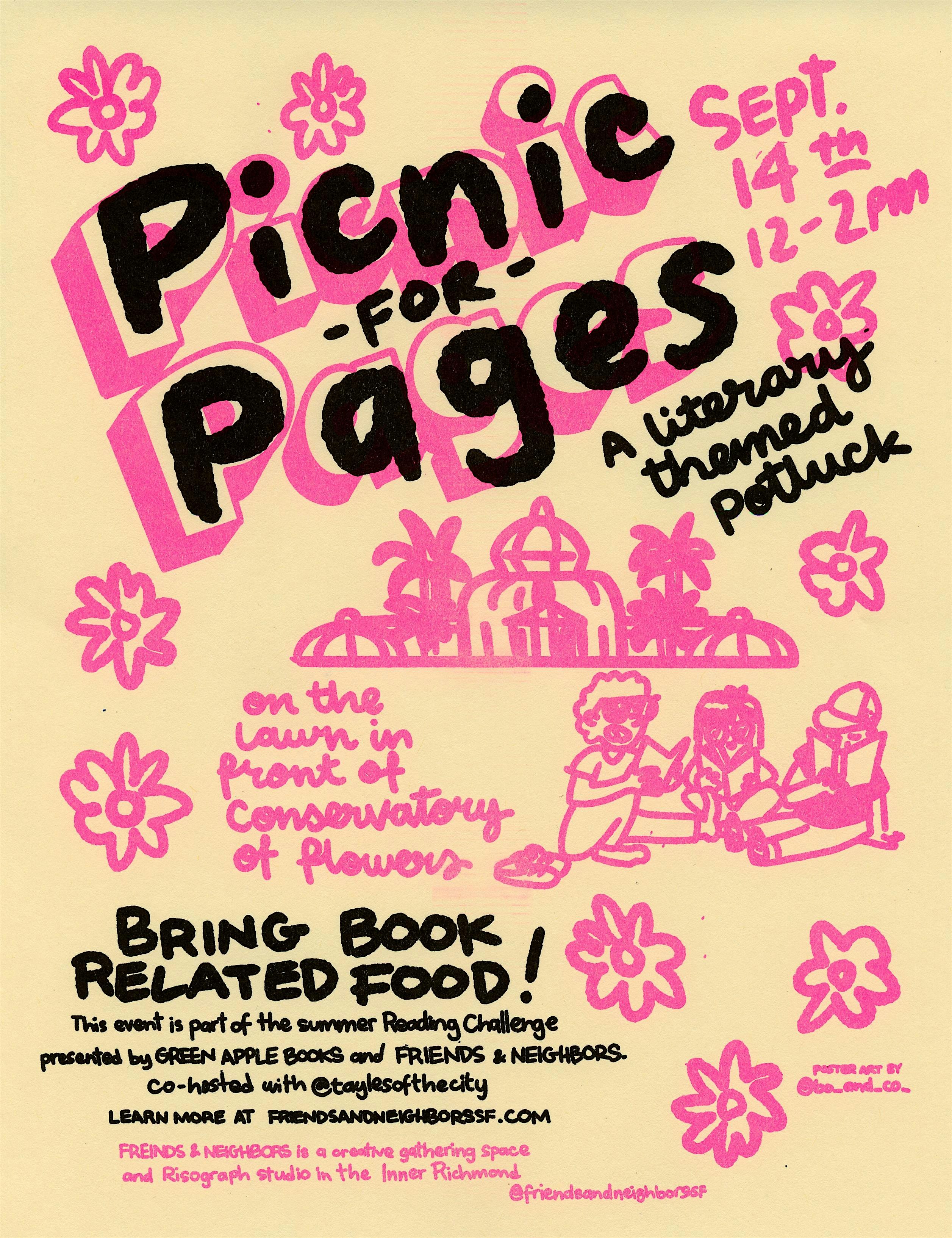 Picnic for Pages at Conservatory of Flowers – San Francisco, CA