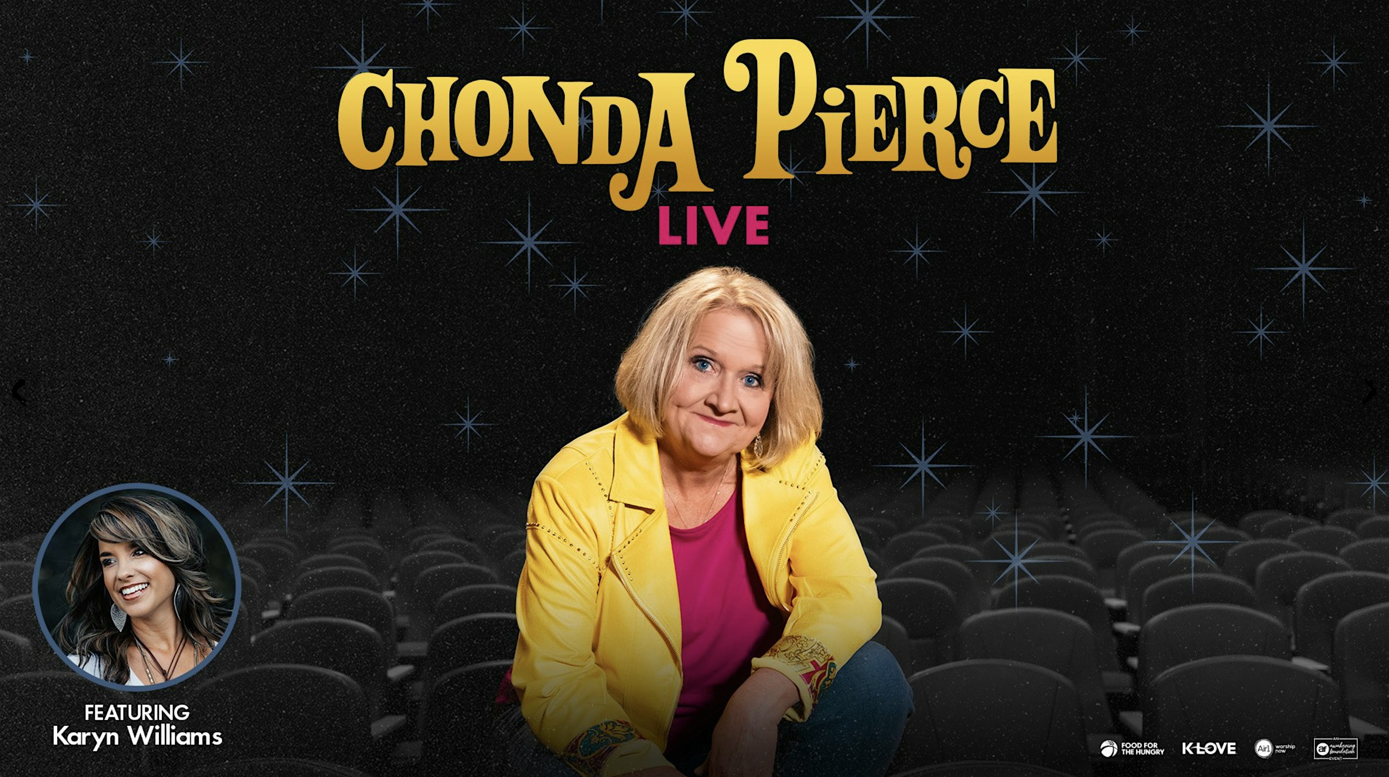 Food for the Hungry VOLUNTEER – Chonda Pierce / Tallahassee, FL at Immanuel Baptist Church – Tallahassee, FL
