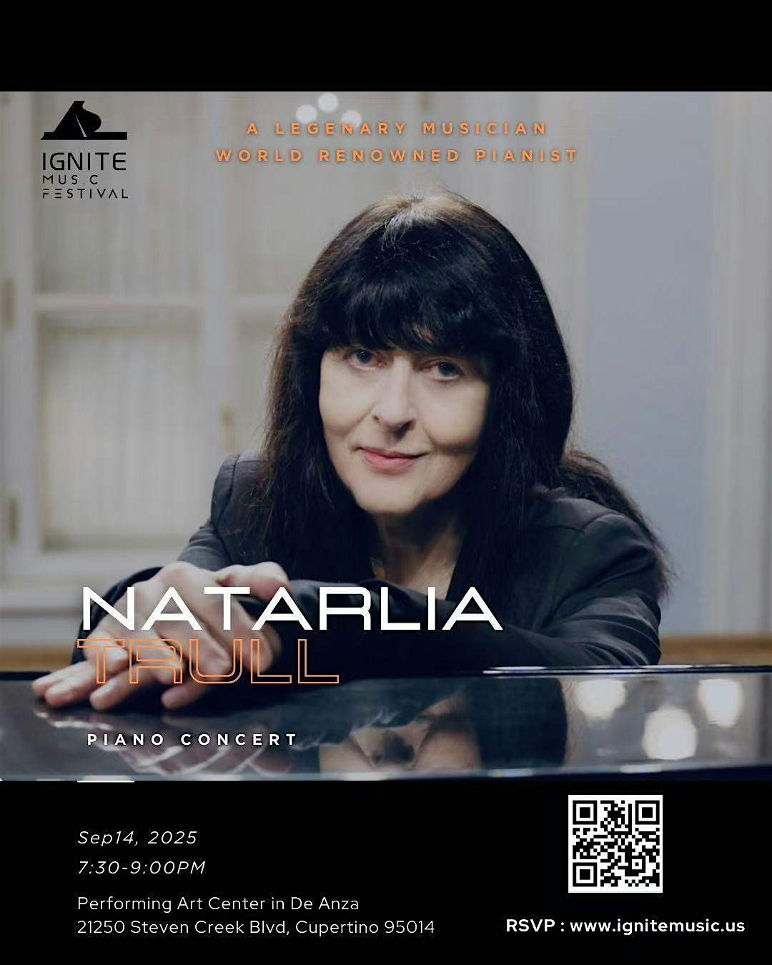 Natalia Trull Solo Concert at Visual and Performing Arts Center – Cupertino, CA