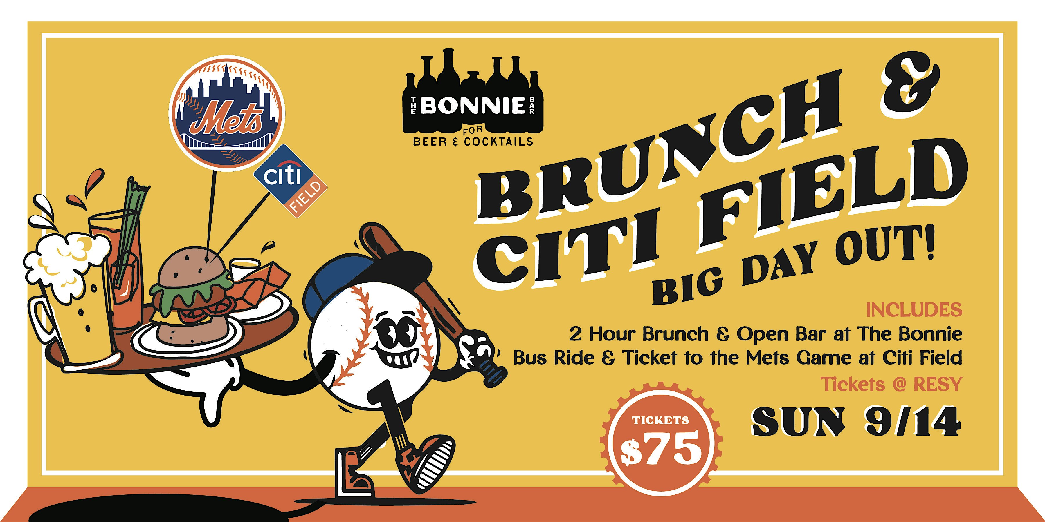 The Bonnie Brunch & Citi Field Trip! at The Bonnie – Astoria, NY