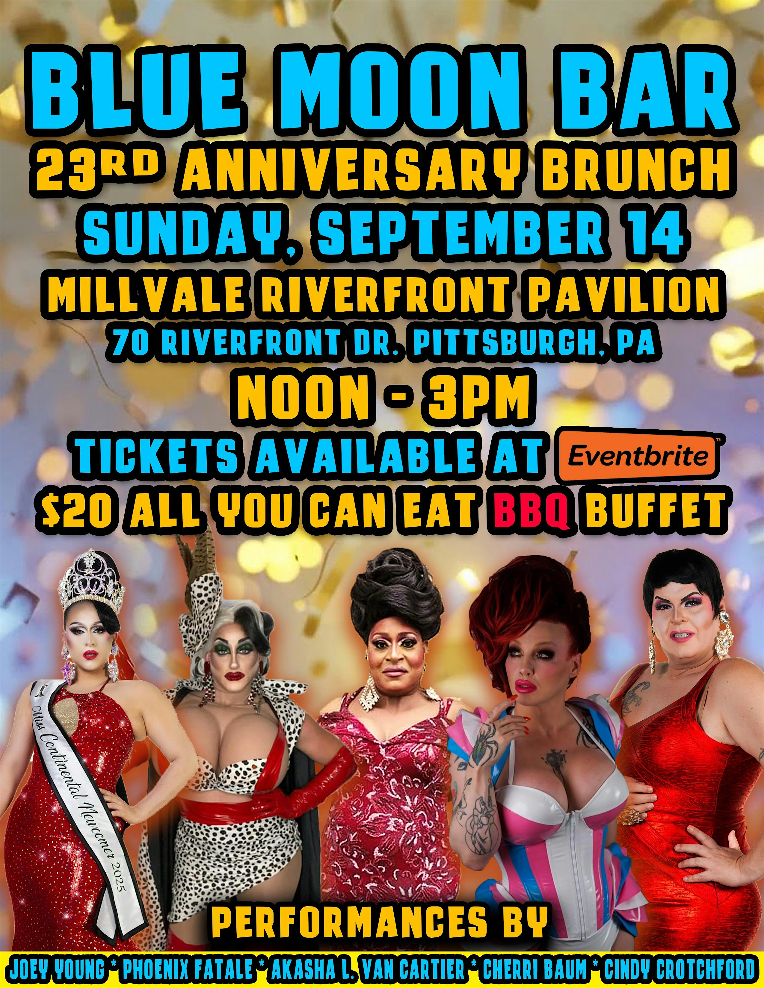 Blue Moon Bar 23rd Anniversary Brunch at Millvale Riverfront Park – Pittsburgh, PA