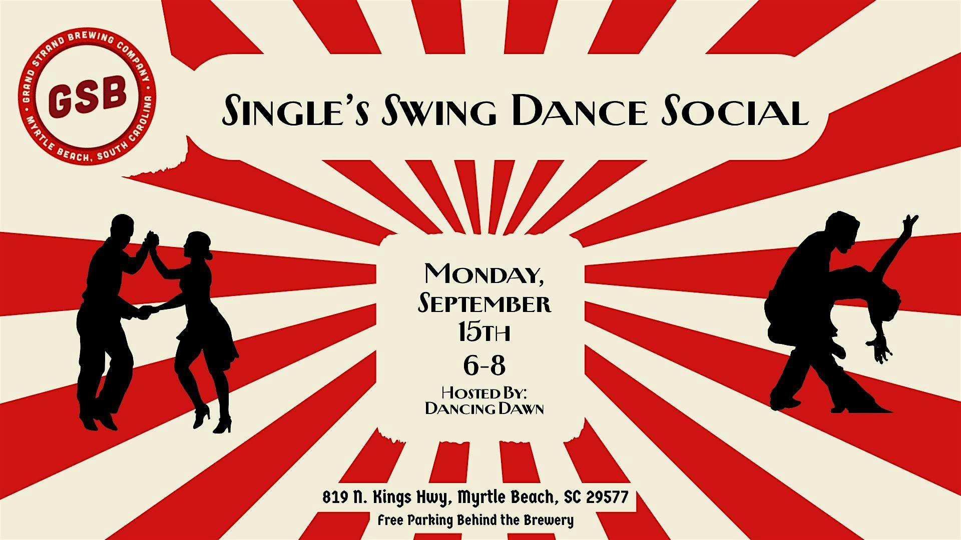 Grand Strand Brewery:Single’s Swing Dancing Social at Grand Strand Brewing Company – Myrtle Beach, SC