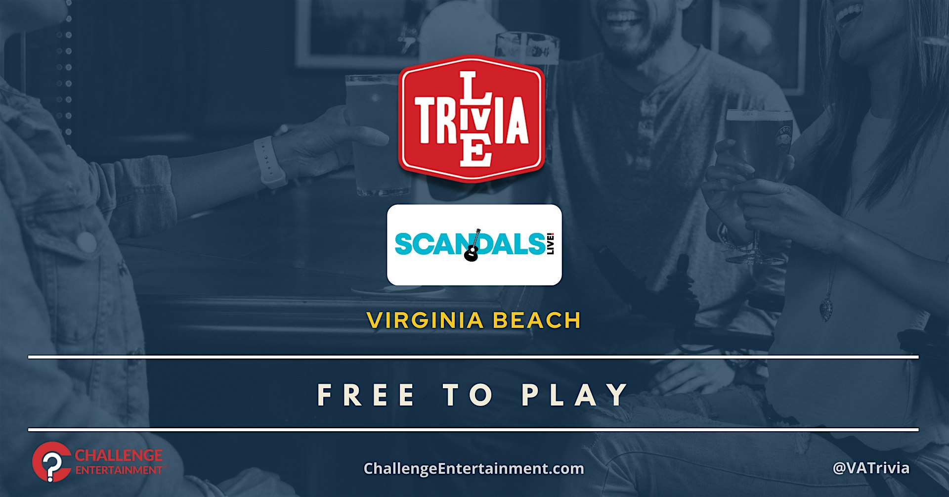 Weekly Live Trivia Nights at Scandals Live at Scandals Live – Virginia Beach, VA