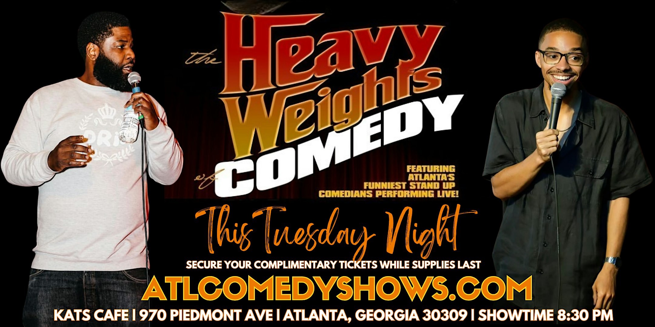 The Heavyweights of Comedy @ Kats Cafe at Kat’s Cafe – Atlanta, GA