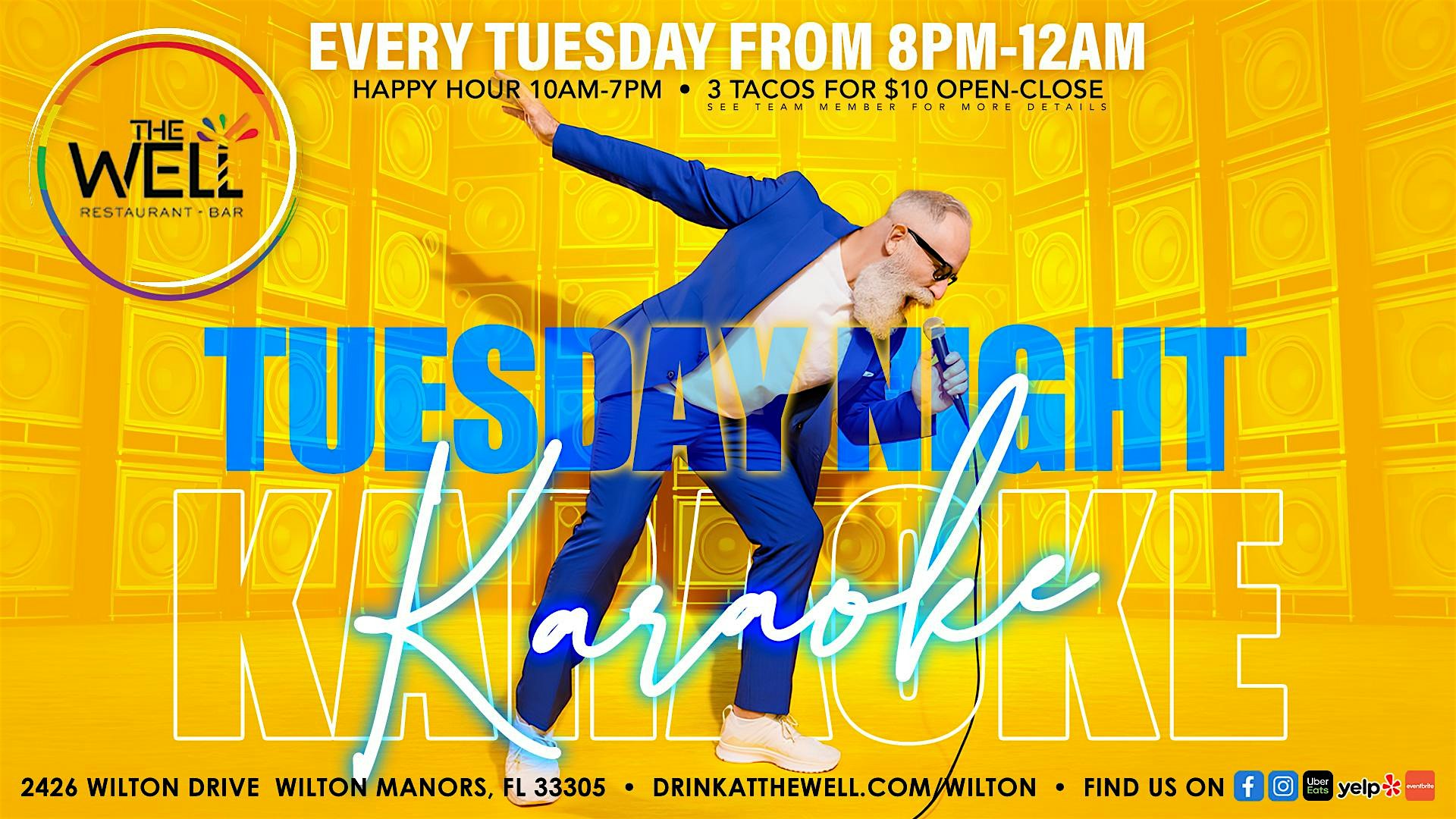 Karaoke Tuesdays at The Well – Wilton Manors – Wilton Manors, FL