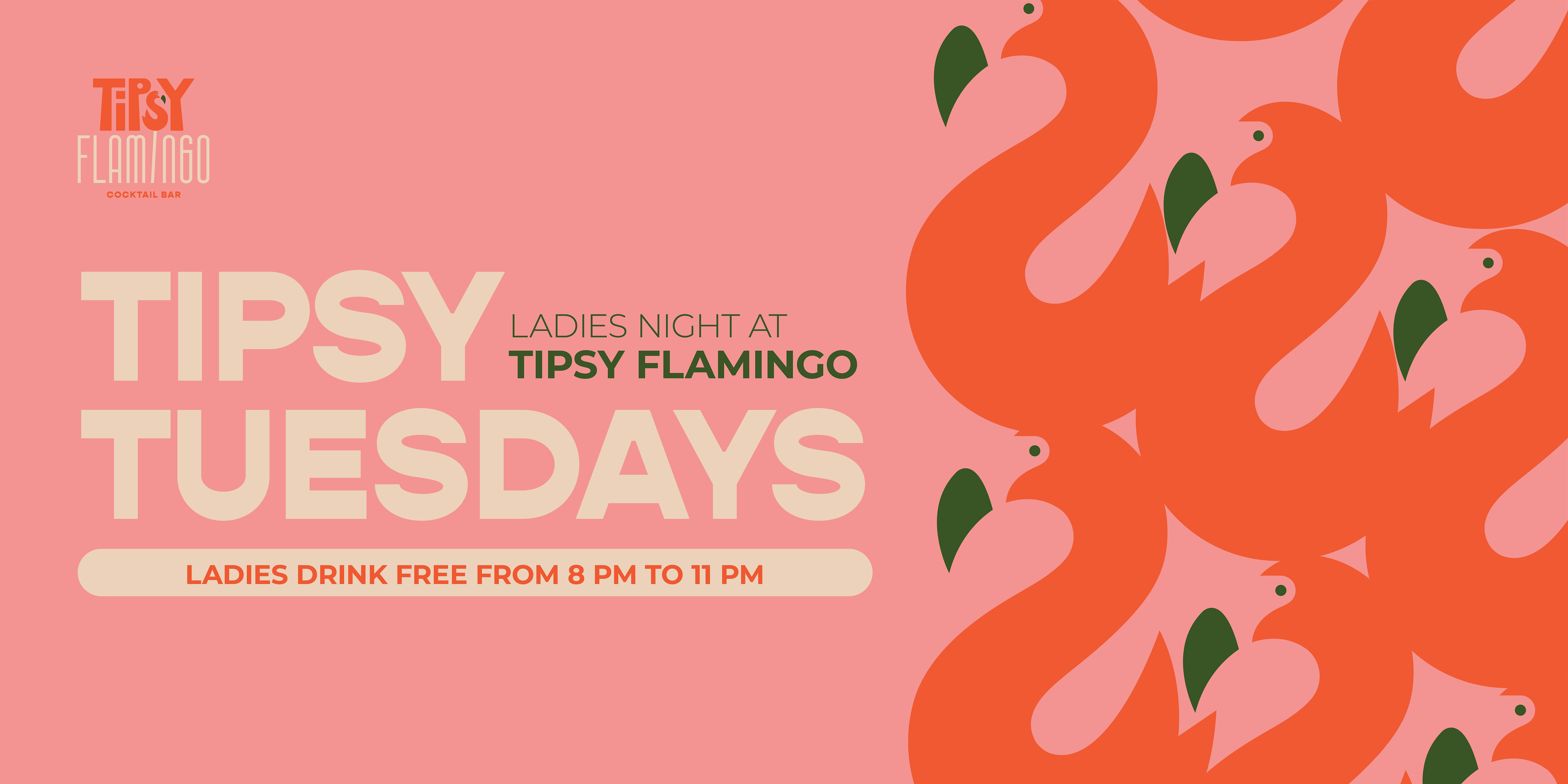 Ladies Night at Tipsy Flamingo – Ladies Drink Free! at Tipsy Flamingo Cocktail Bar – Miami, FL