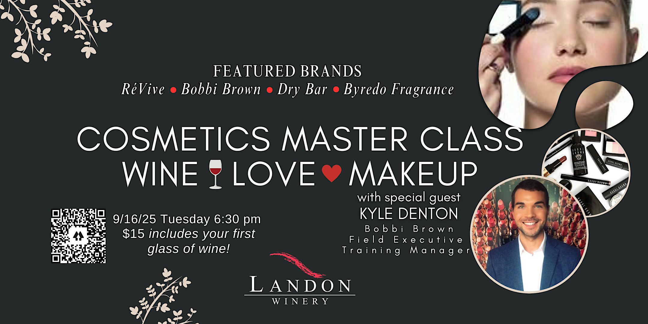 Sip, Swirl & Makeup Magic with Bobbi’s Beauty Experts at Landon Winery at Landon Winery – McKinney TX – McKinney, TX
