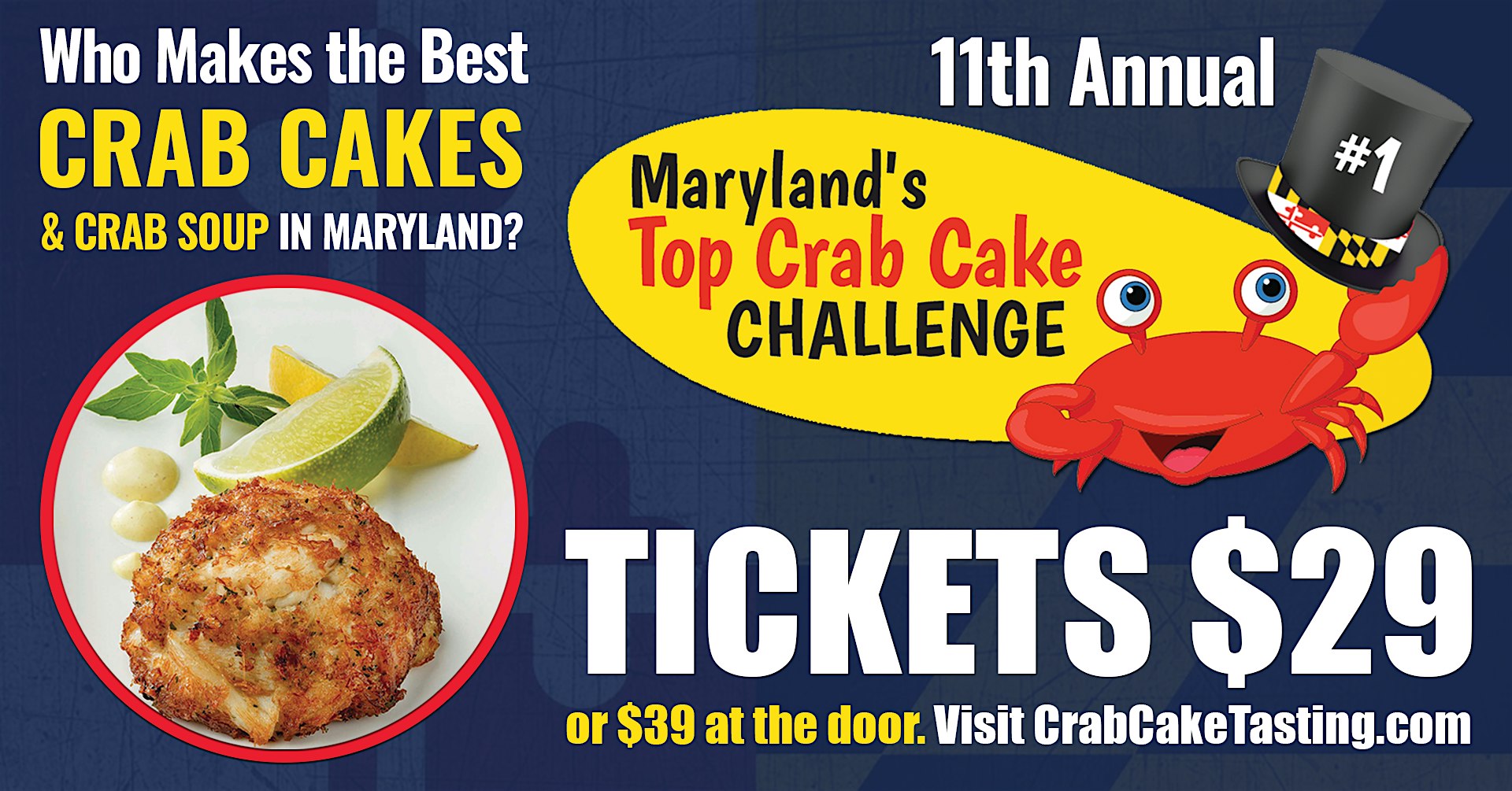 11th Annual Crab Cake Tasting expo at Boumi Shriners – Rosedale, MD