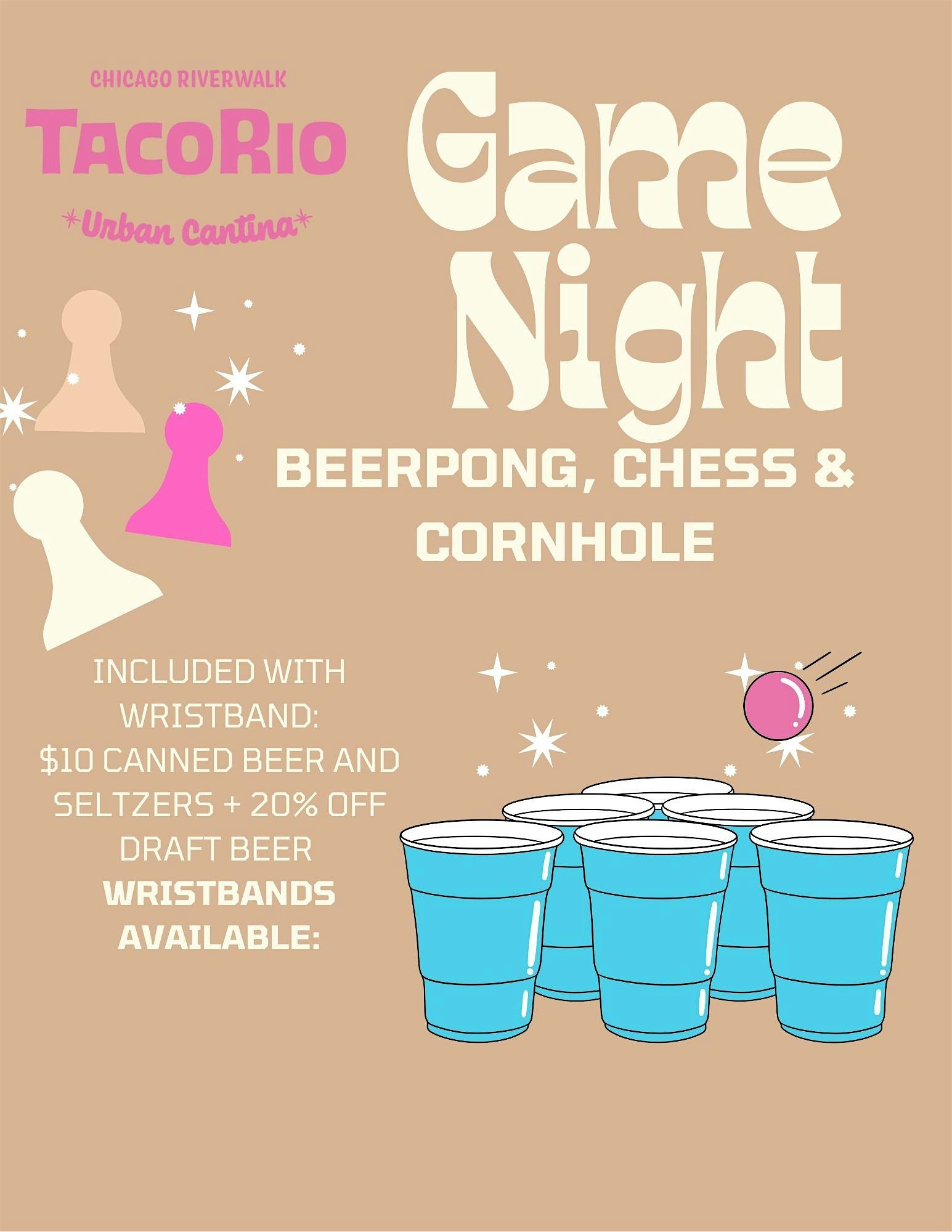 Game Night @ TacoRio at Taco Rio Cantina – Chicago, IL