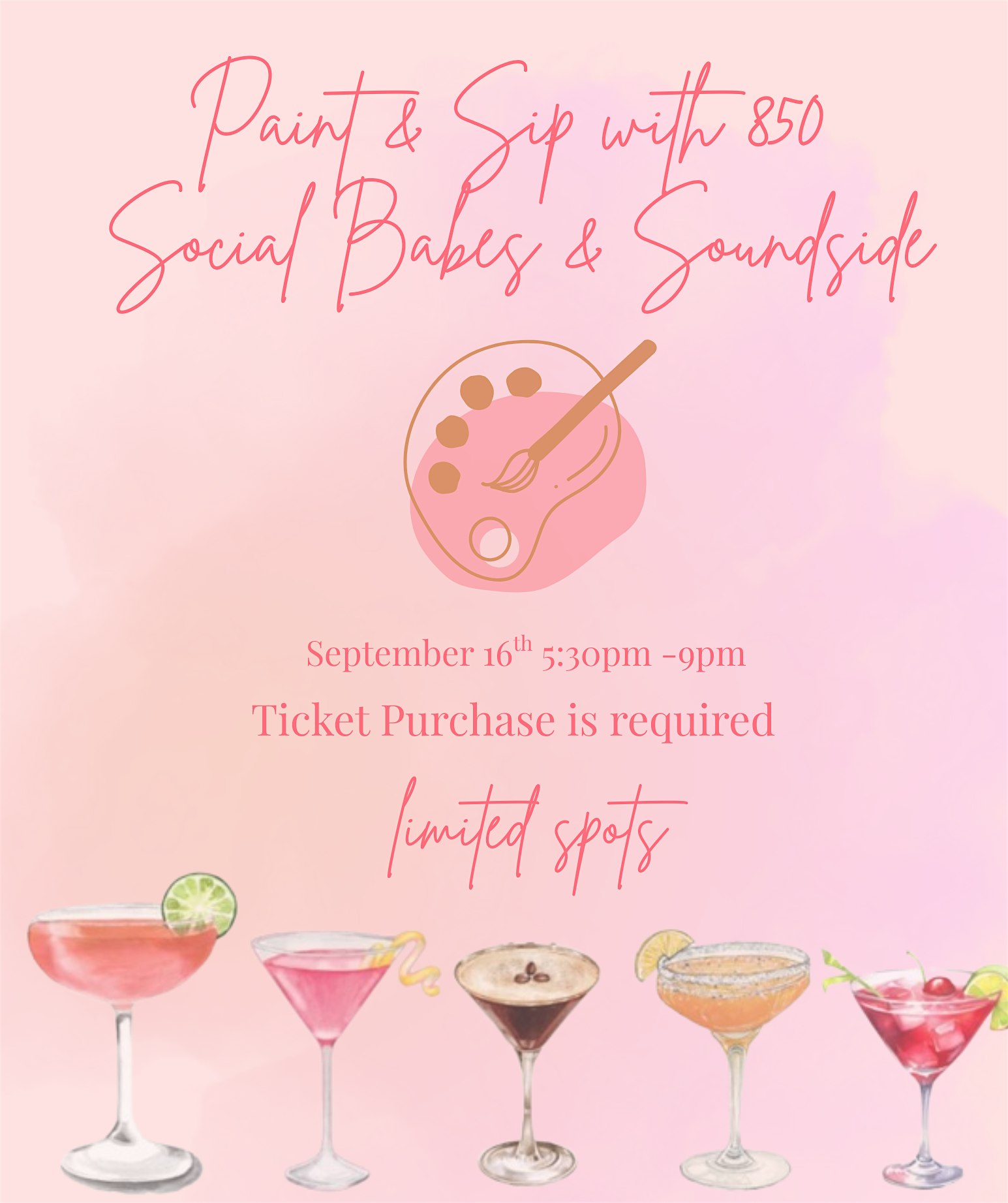 850 Social Babes Paint & Sip with Soundside at Soundside Waterfront Bar – Fort Walton Beach, FL
