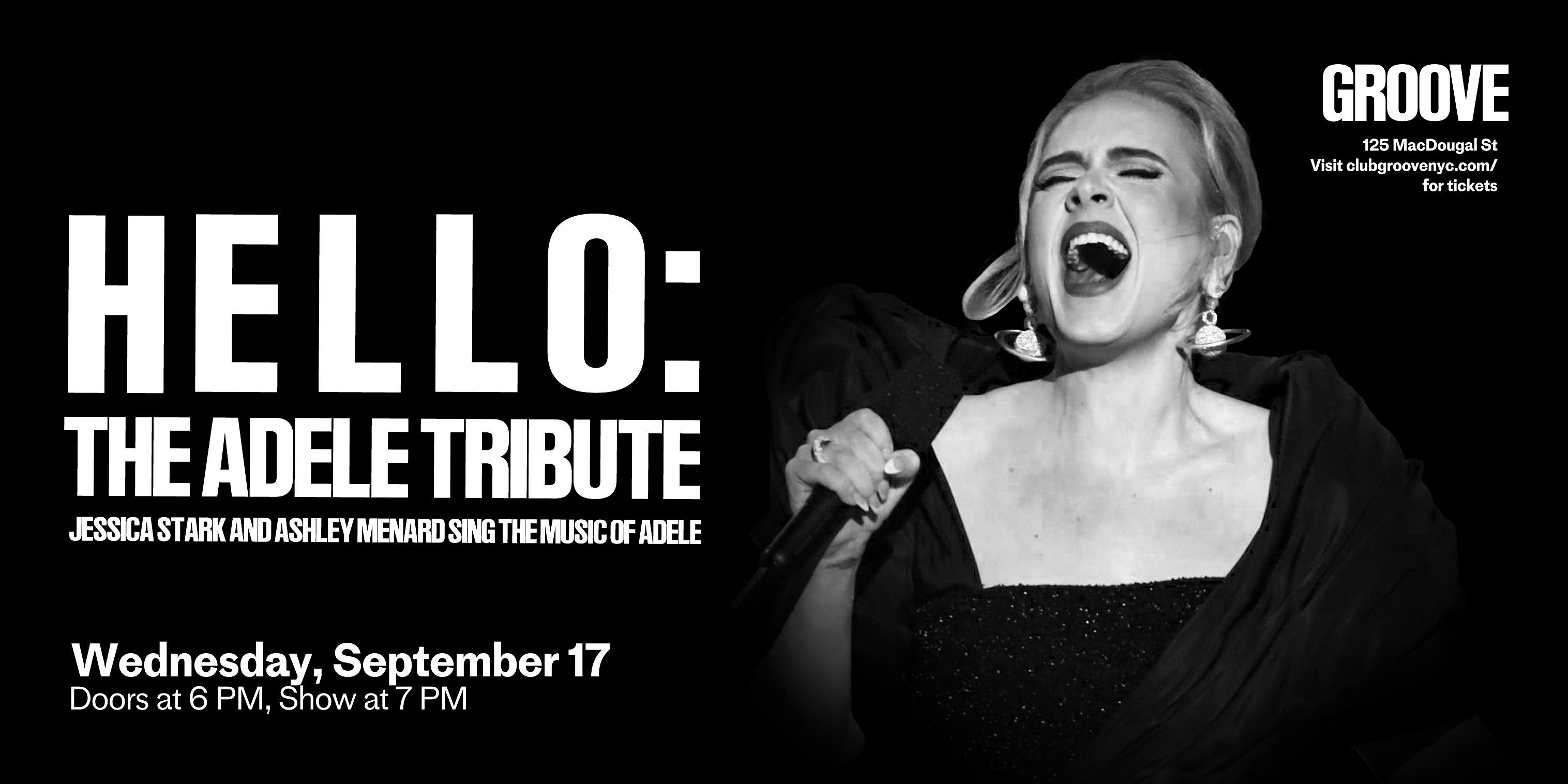 Hello: The Adele Tribute at Groove – New York, NY