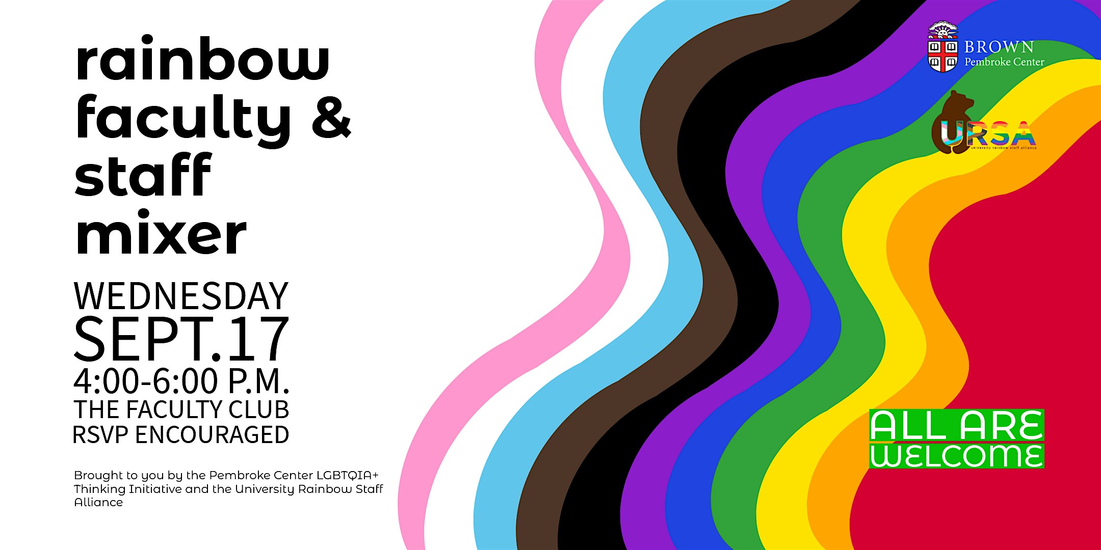 2025 Annual Rainbow Faculty and Staff Mixer at The Brown Faculty Club – Providence, RI