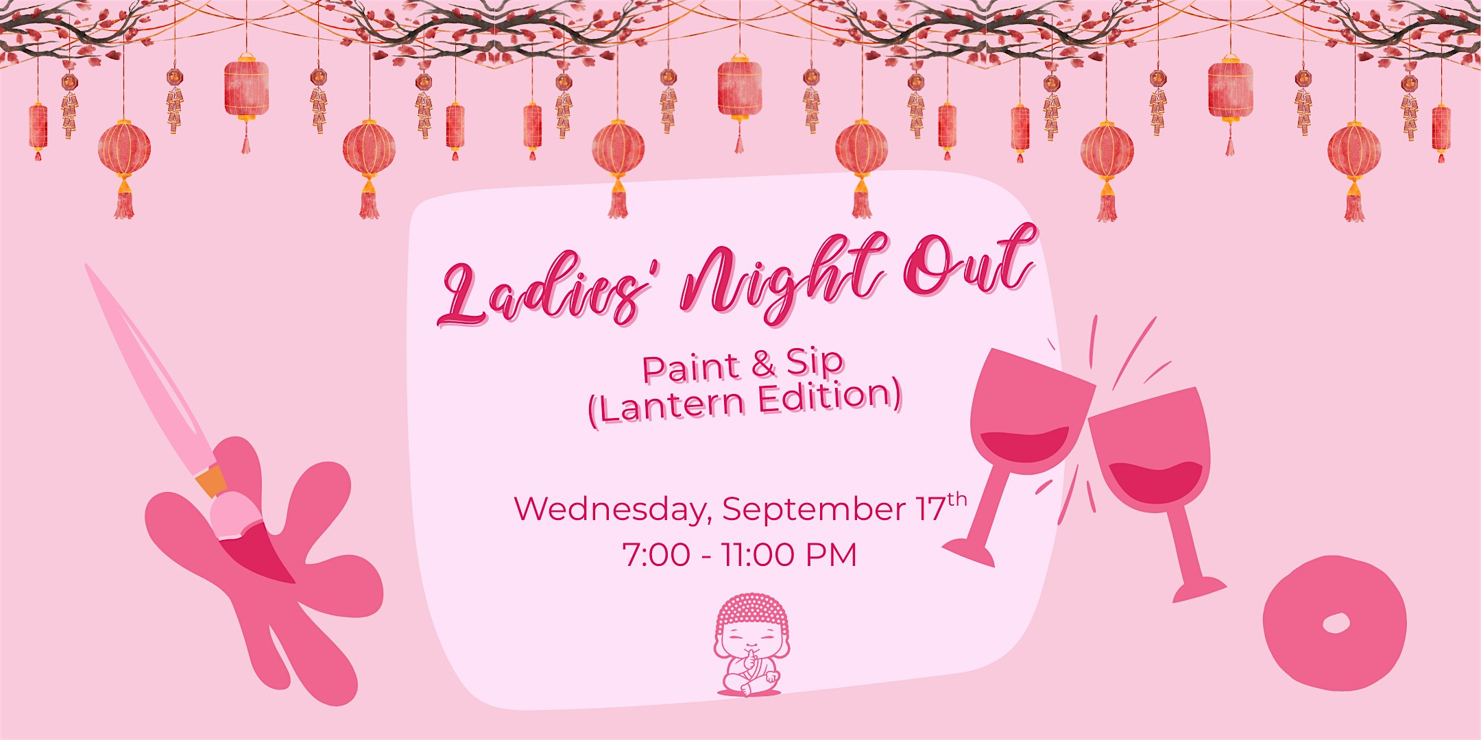 Ladies’ Night Out: Paint and Sip (Lantern Edition) at Baoshi Food Hall + Bar – Pembroke Pines, FL