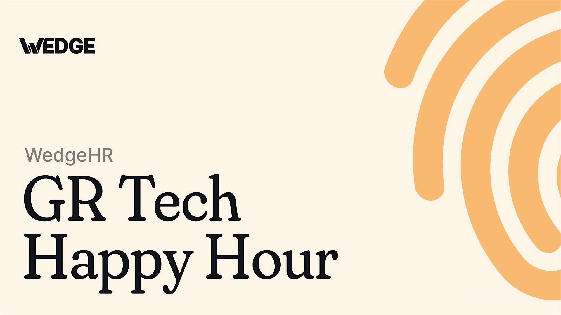 WedgeHR GR Tech Happy Hour at 601 5th St NW suite 402 – Grand Rapids, MI
