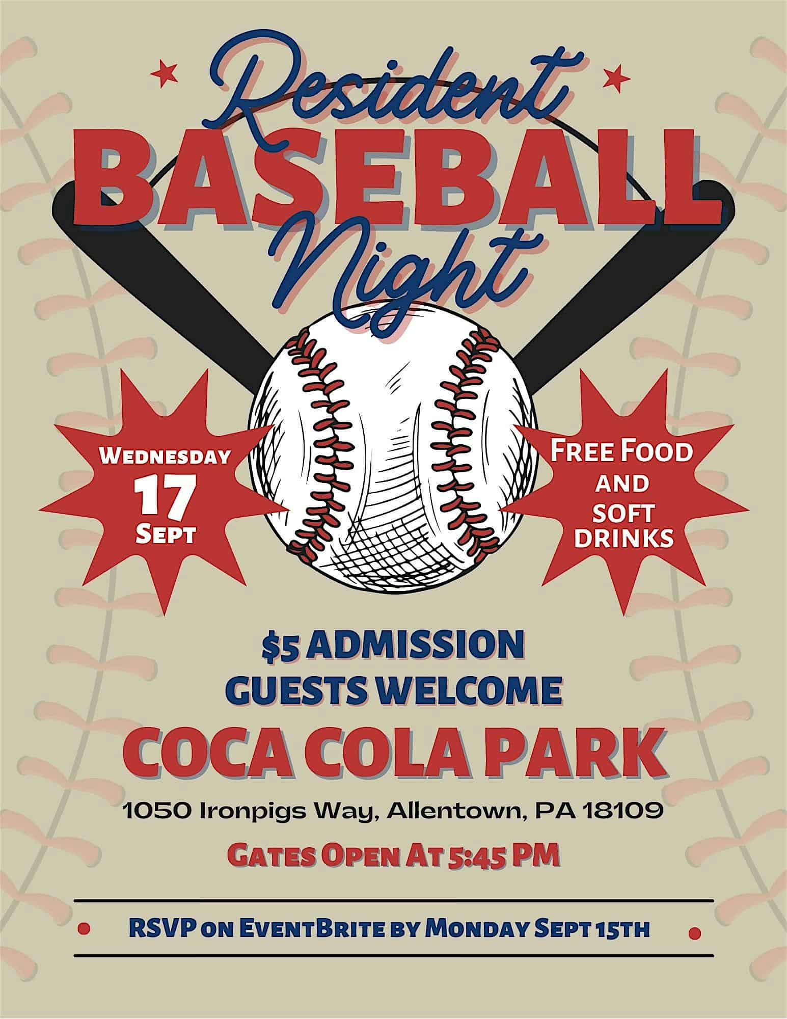 Iron Pigs Resident Appreciation Event at Coca-Cola Park – Allentown, PA