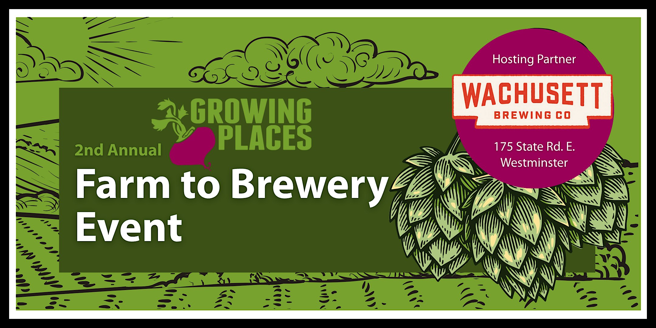 Farm to Table Dinner with Growing Places & Wachusett Brewing Co. at Wachusett Brewing Company – Westminster, MA