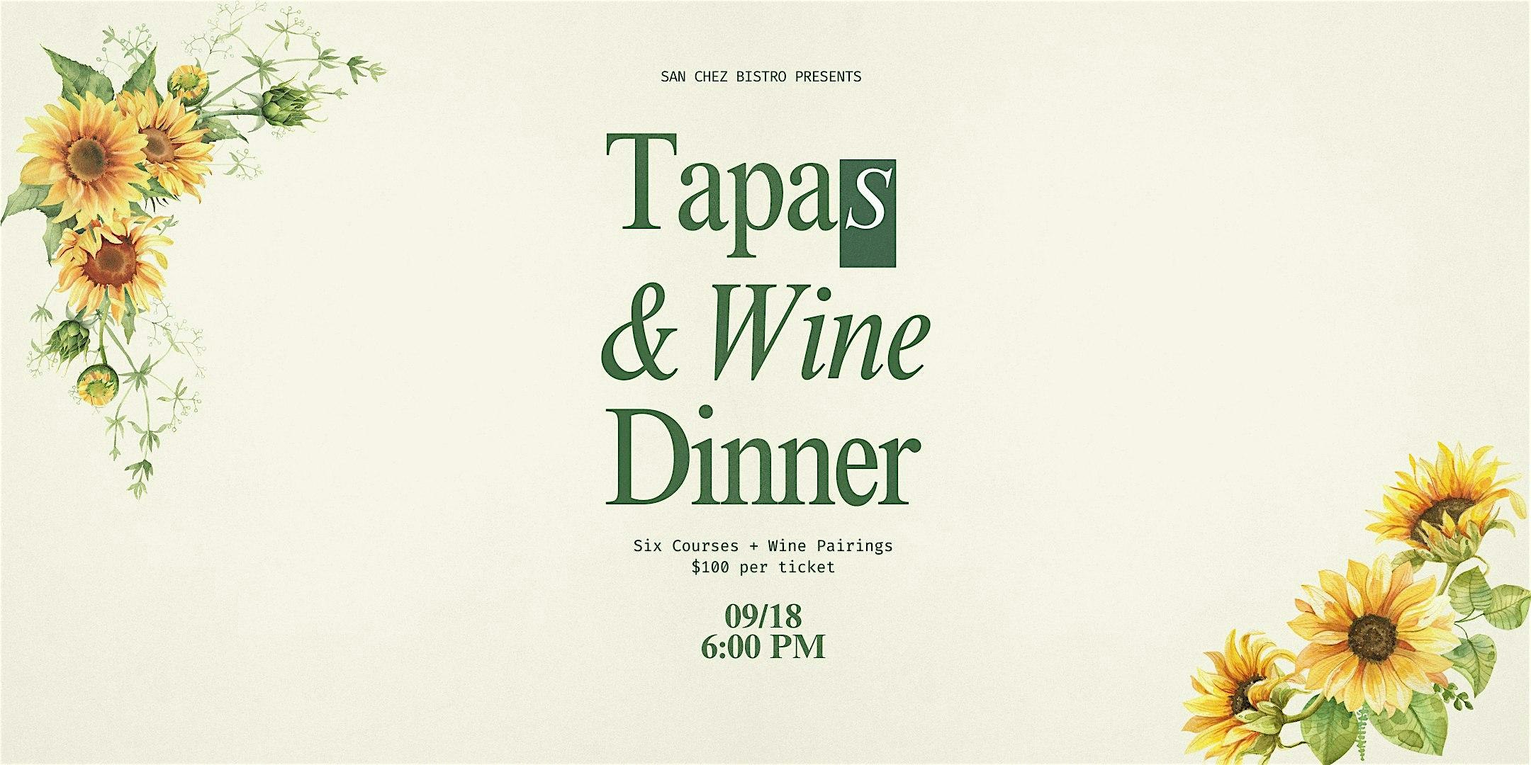 Tapas & Wine Dinner at San Chez A Tapas Bistro – Grand Rapids, MI