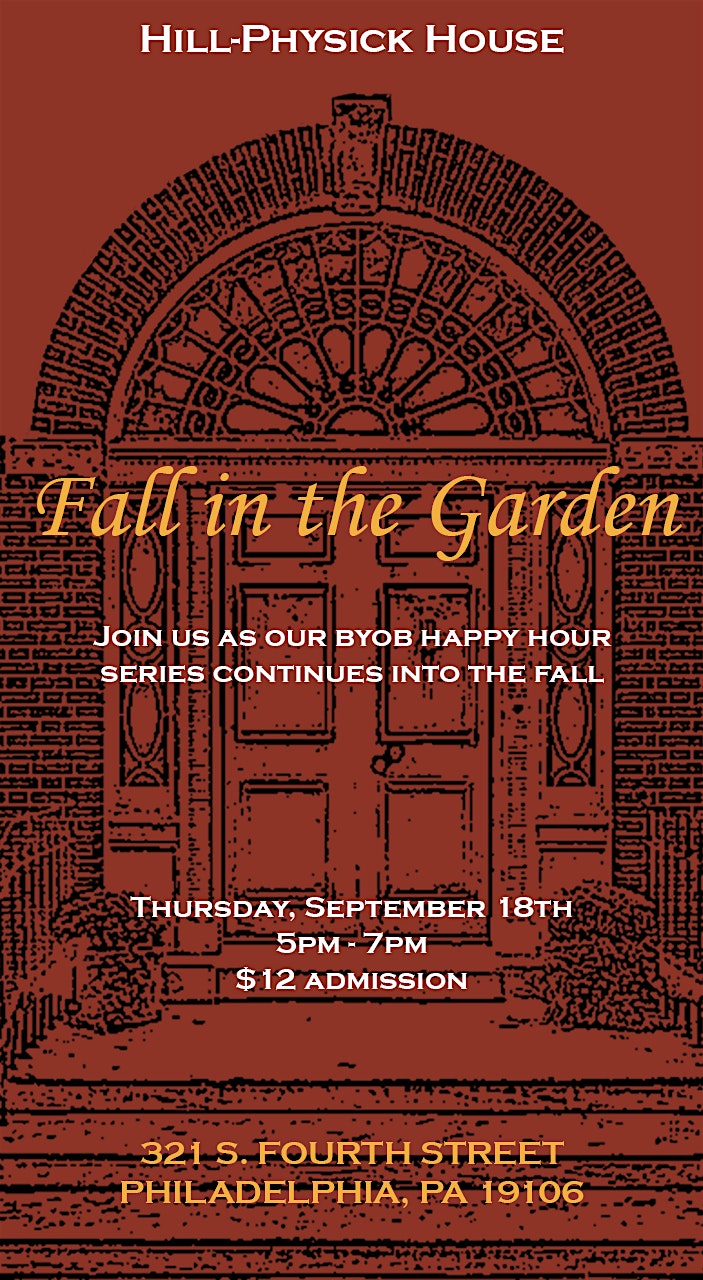 Fall in the Garden at Hill-Physick House – Philadelphia, PA