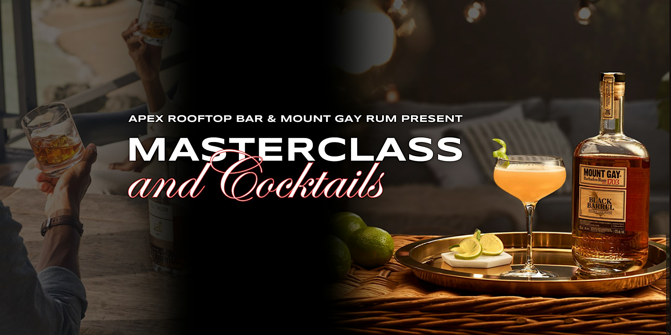 Rooftop Rum Masterclass & Cocktails at Apex Rooftop Bar and Lounge – Boston, MA