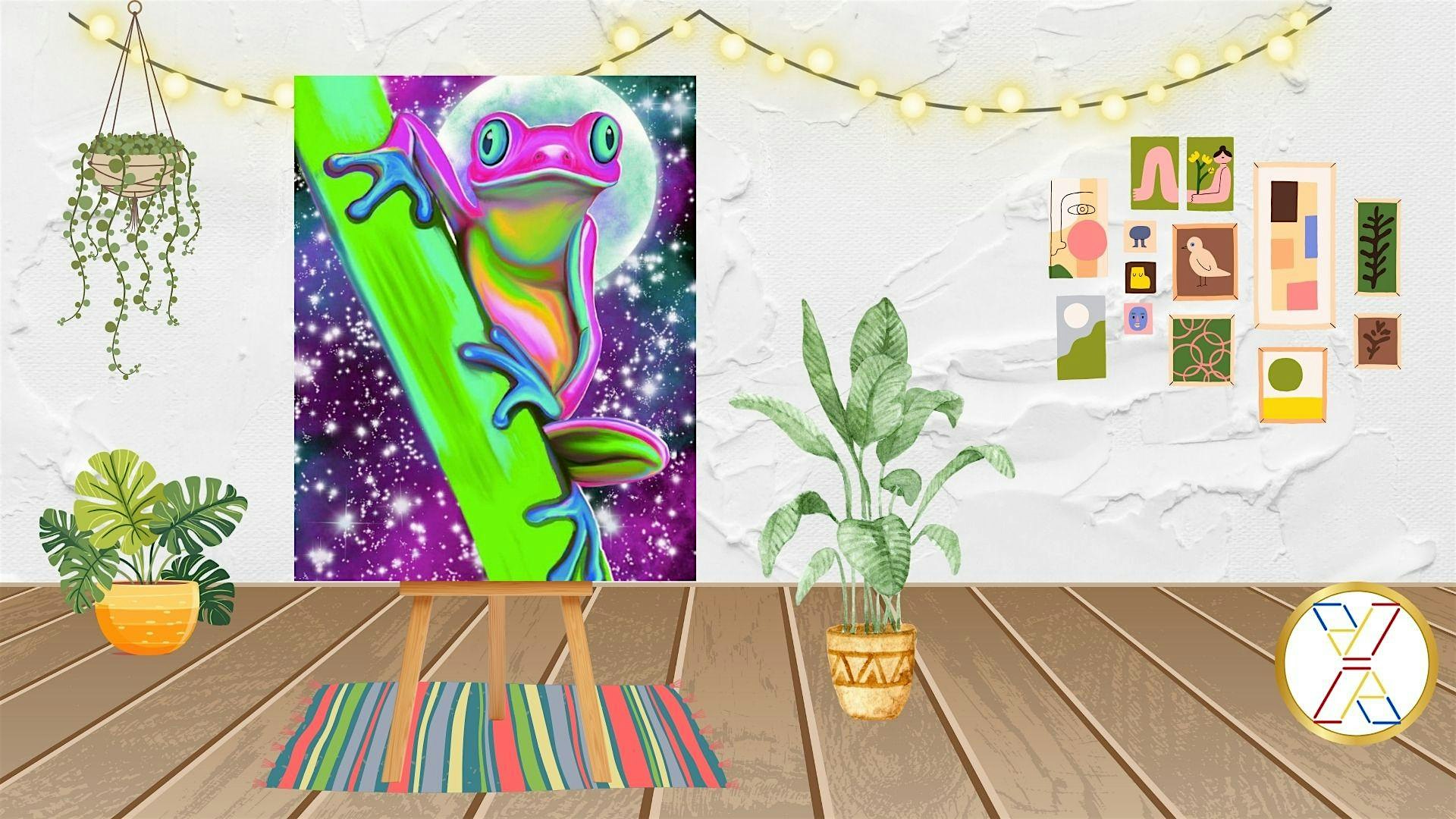 BYOB Glow Paint N Sip :”Tree Frog” at 715 S University Ave – Carbondale, IL