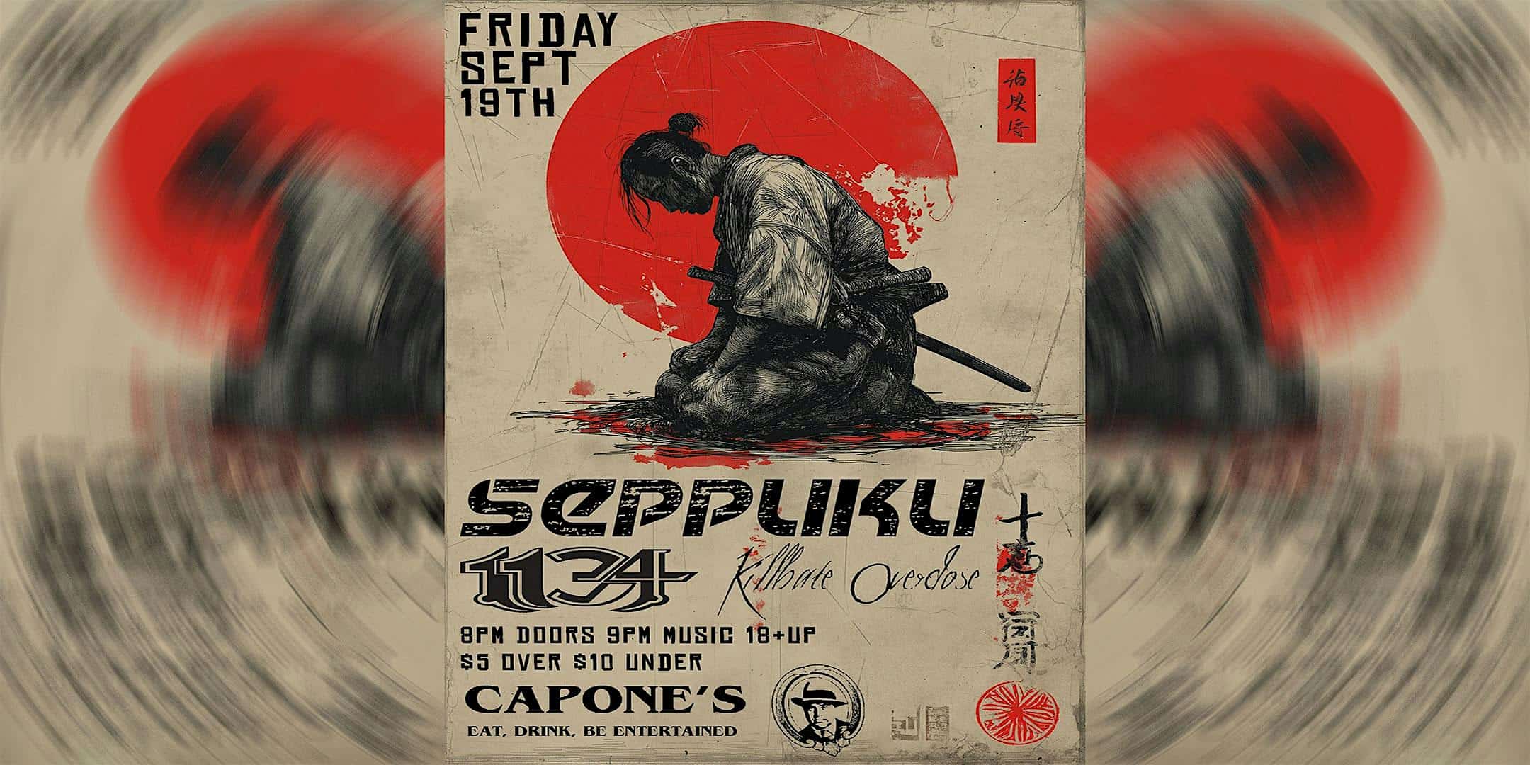Seppuku | 1134 | Killbate Overdose at Capone’s – Johnson City, TN