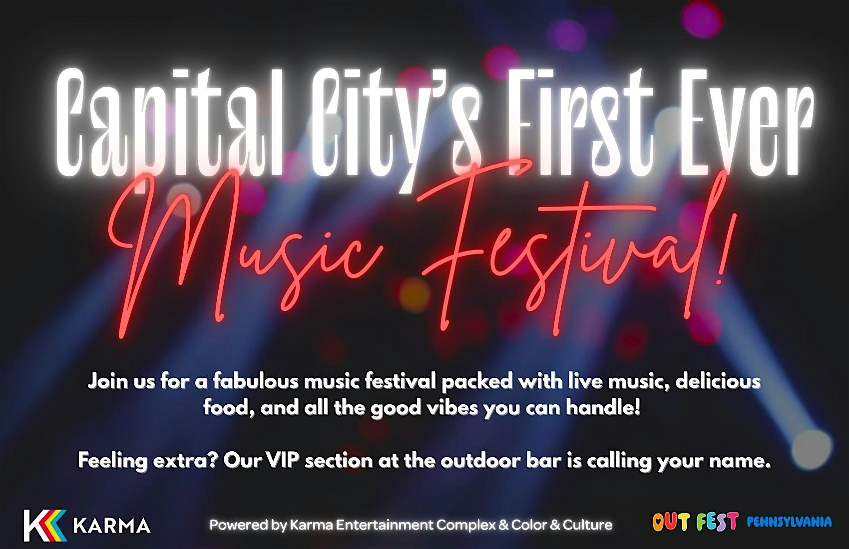 Out Fest! Music Festival 18+ at Karma Entertainment Complex – Harrisburg, PA